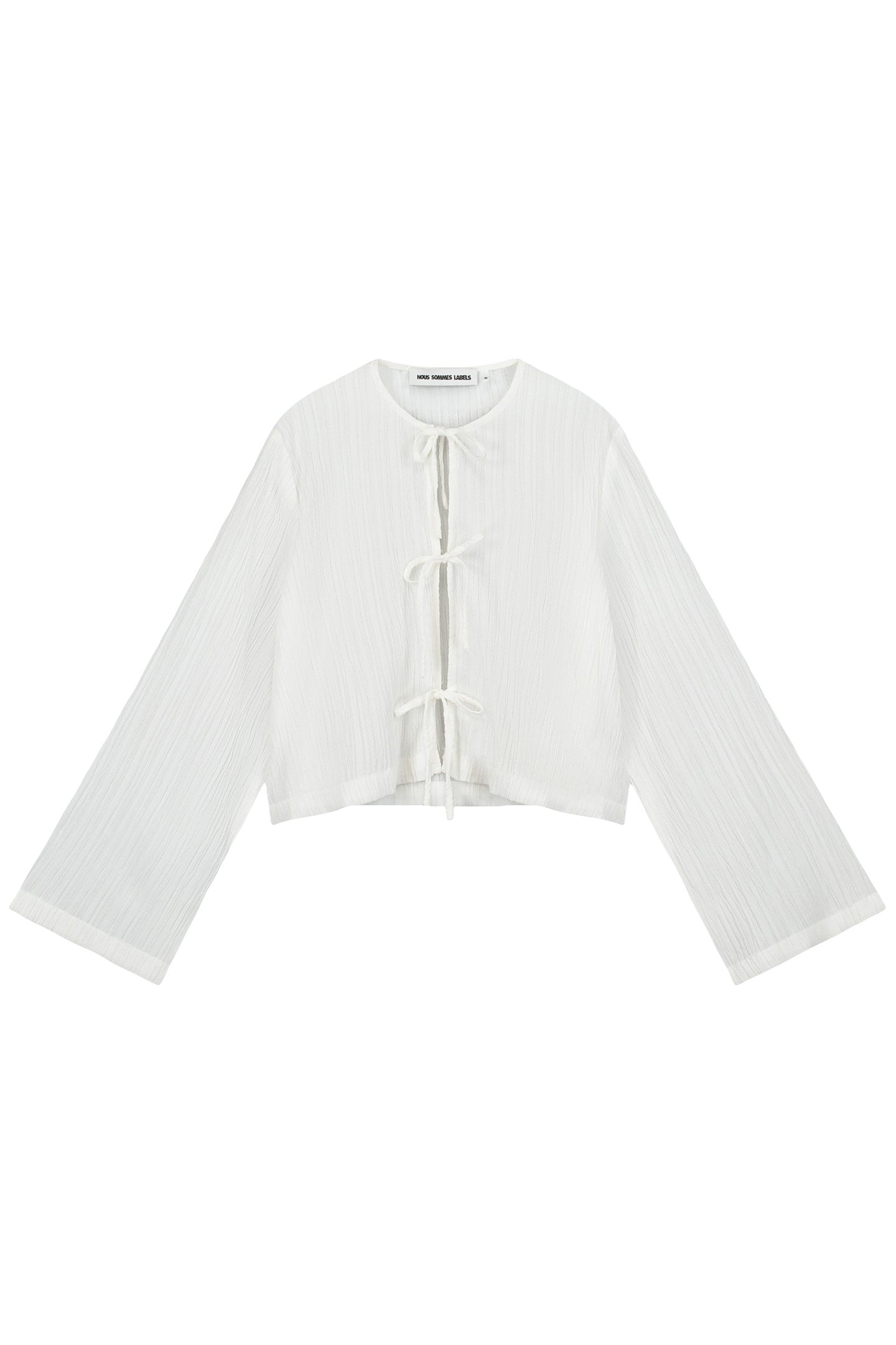 NOUS SOMMES LABELS – GEORGIE BLOUSE WHITE 1