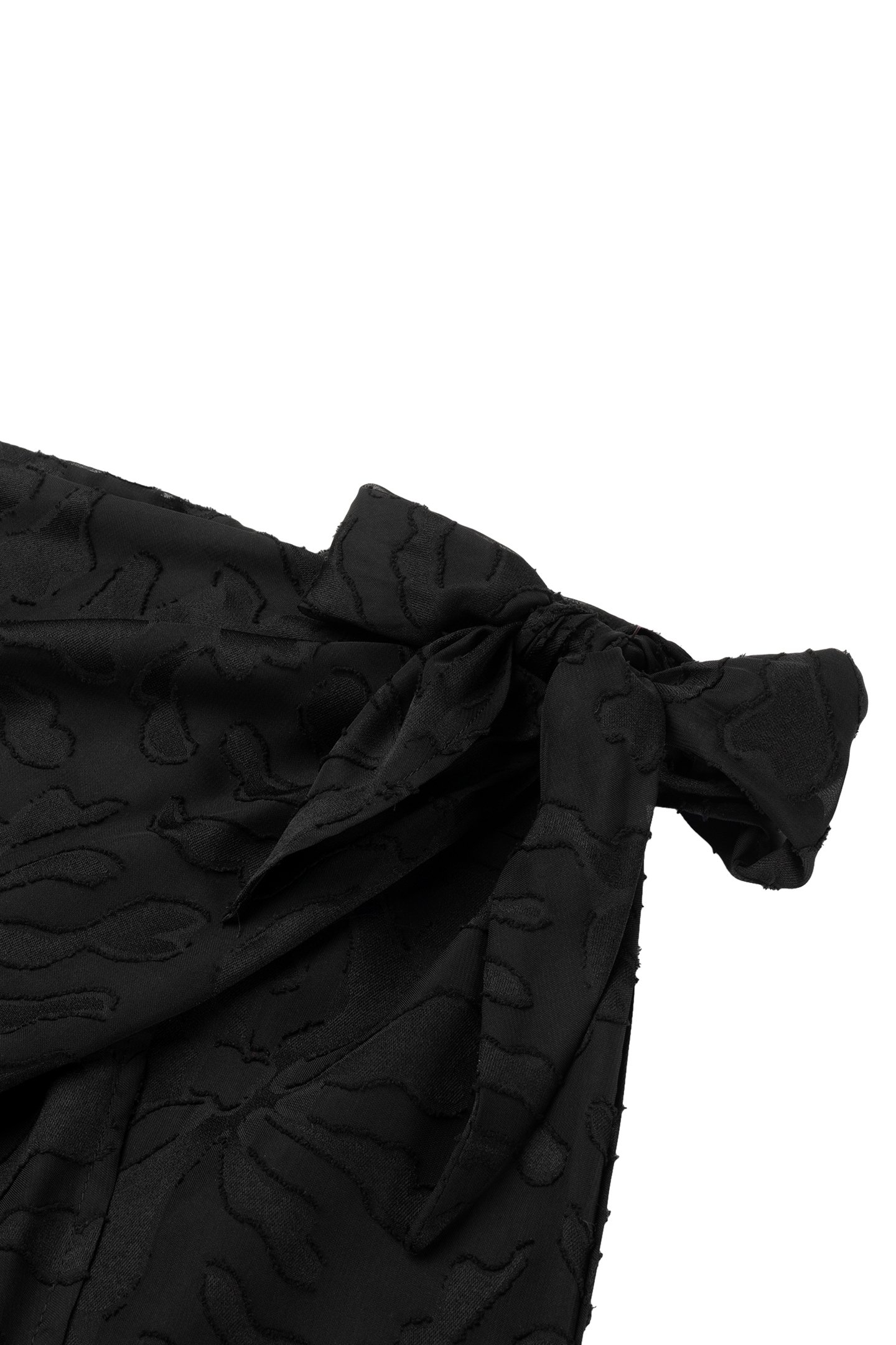 NOUS SOMMES LABELS – JULES TIE SKIRT BLACK 3