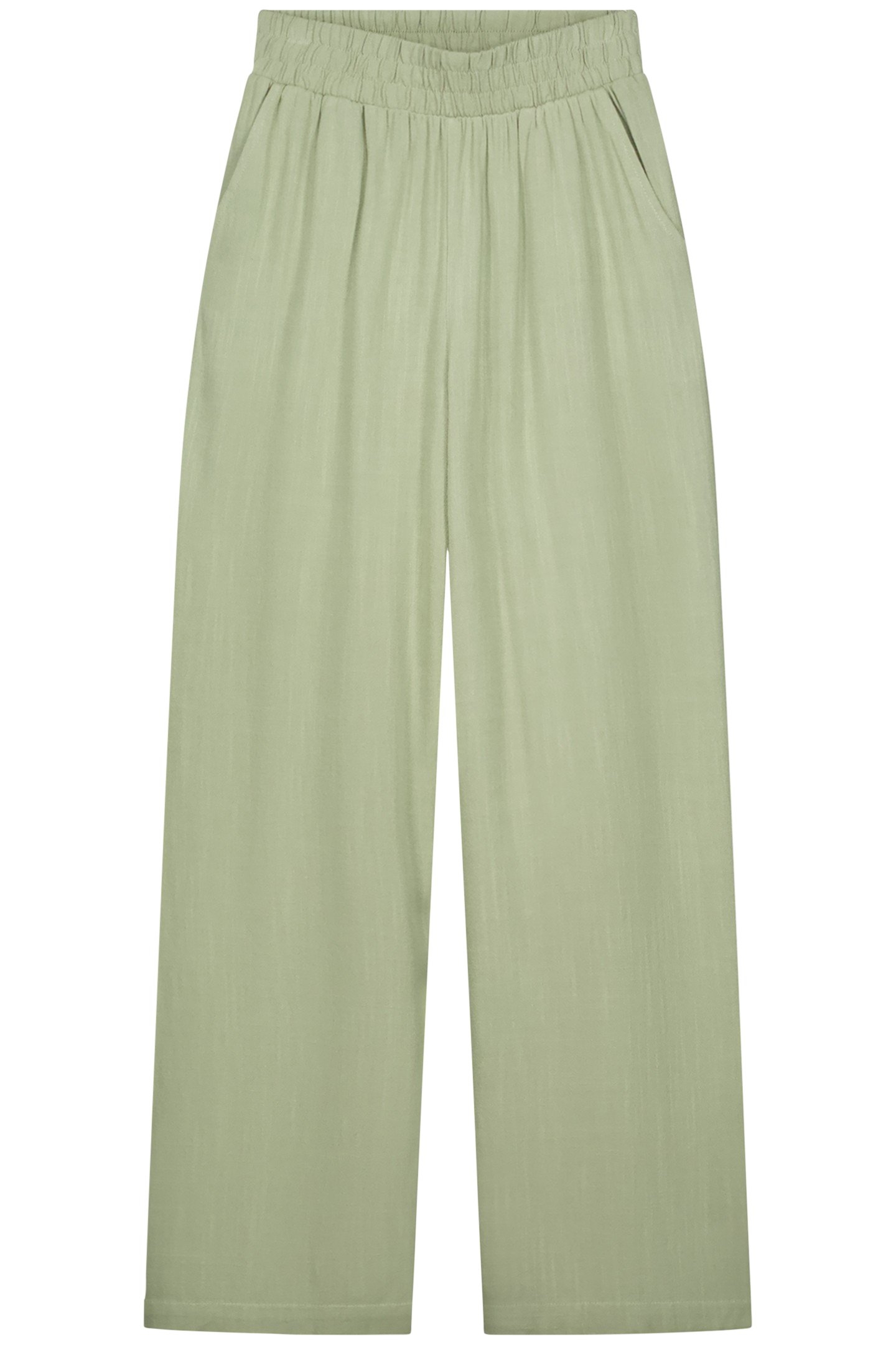 NOUS SOMMES LABELS – LENNIE LINEN PANTS LIGHT GREEN 2