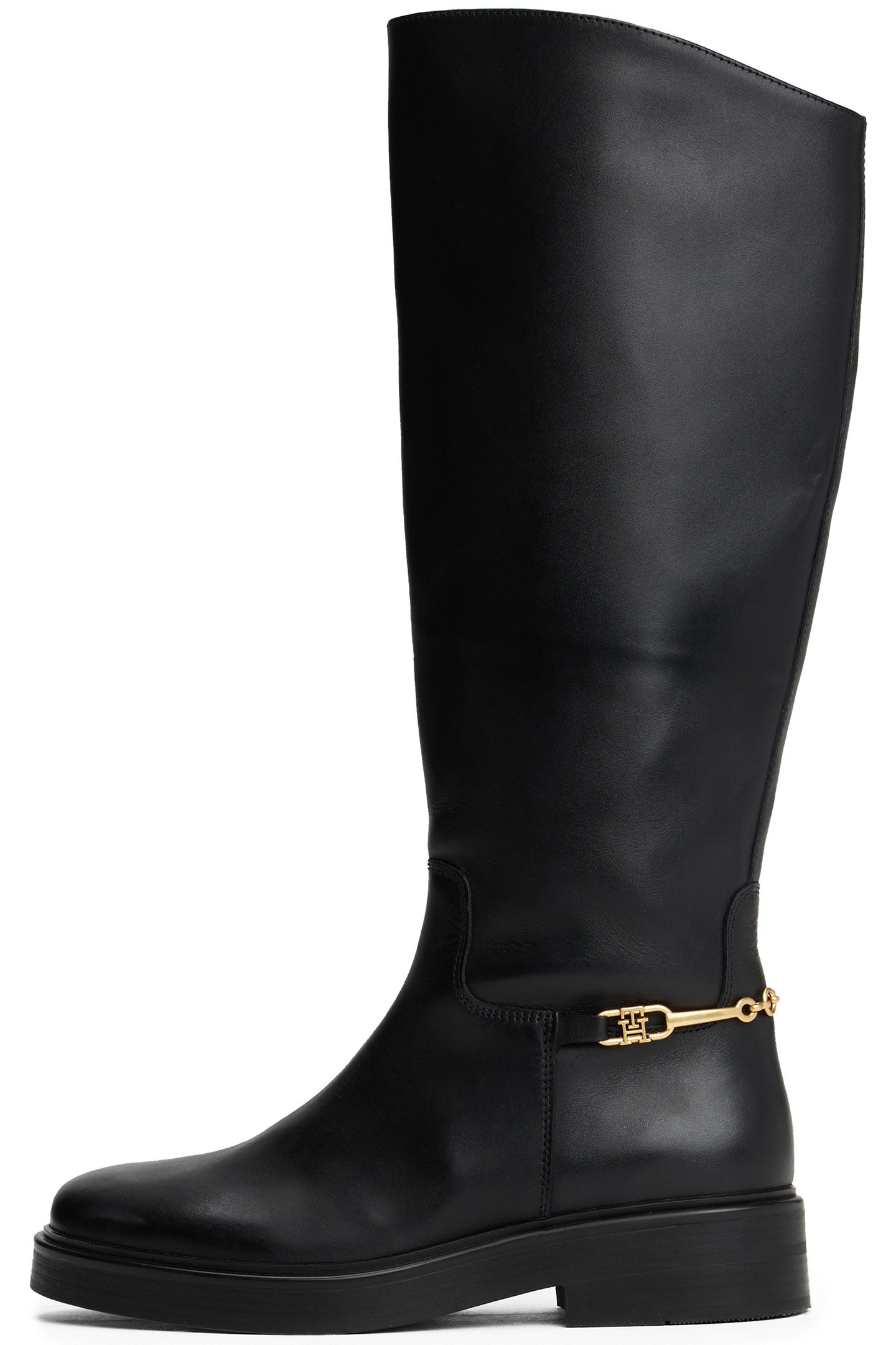 HORSEBIT RIDING LEATHER BOOTS BLACK 5