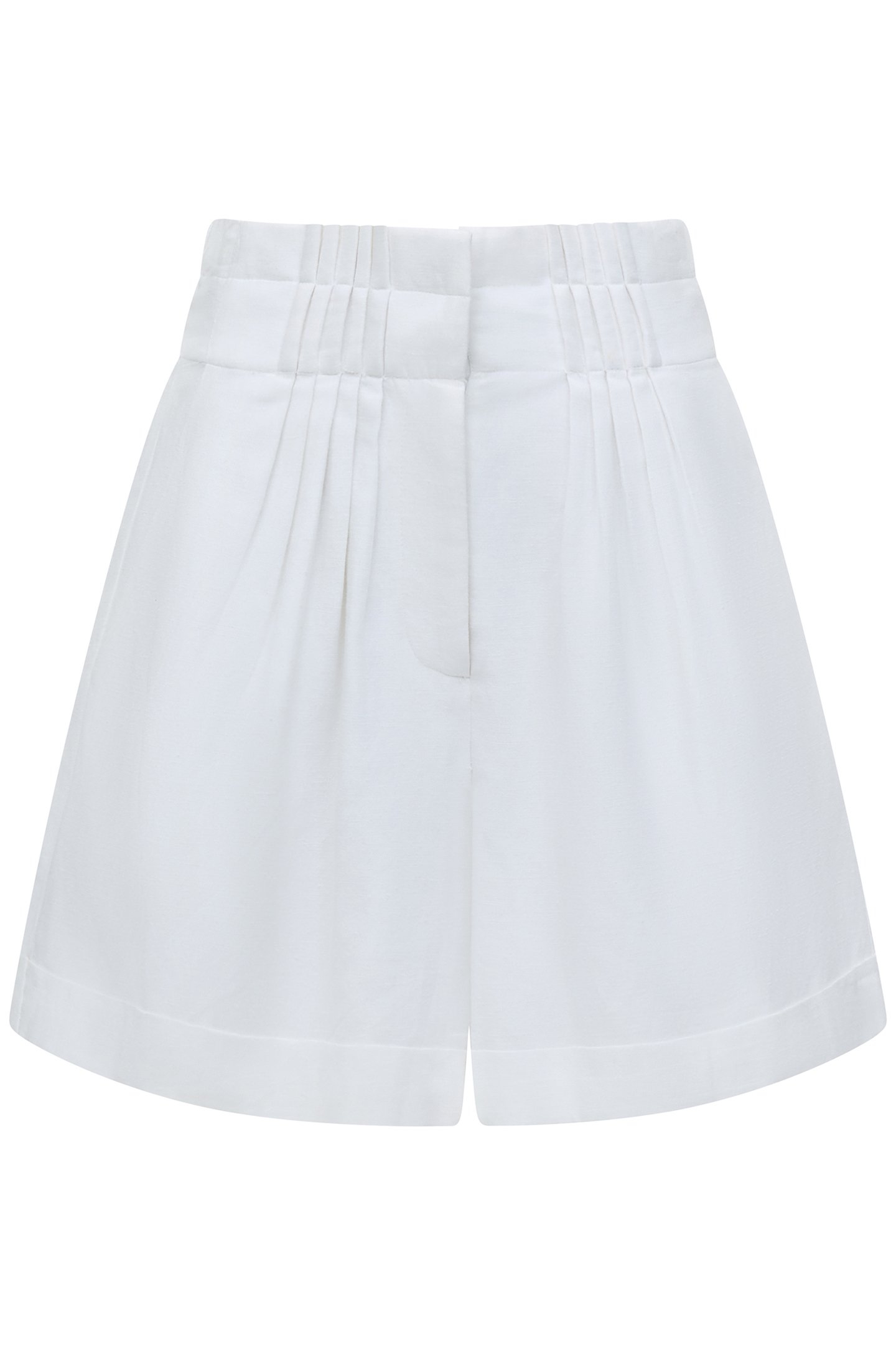 ARIETTE LINEN SHORTS LINEN WHITE 4