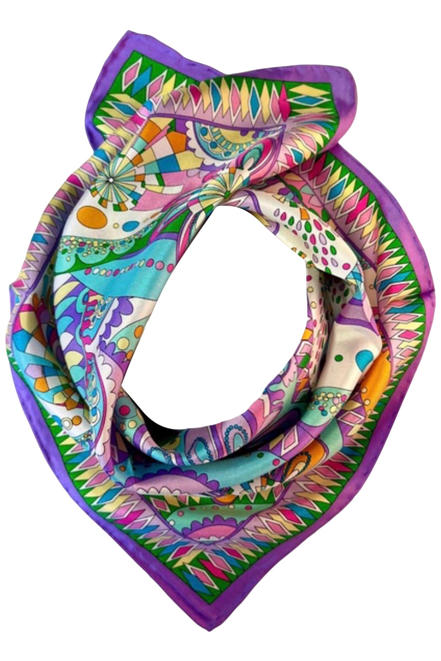 SCARF BURANO SMALL 444 LILAC 1