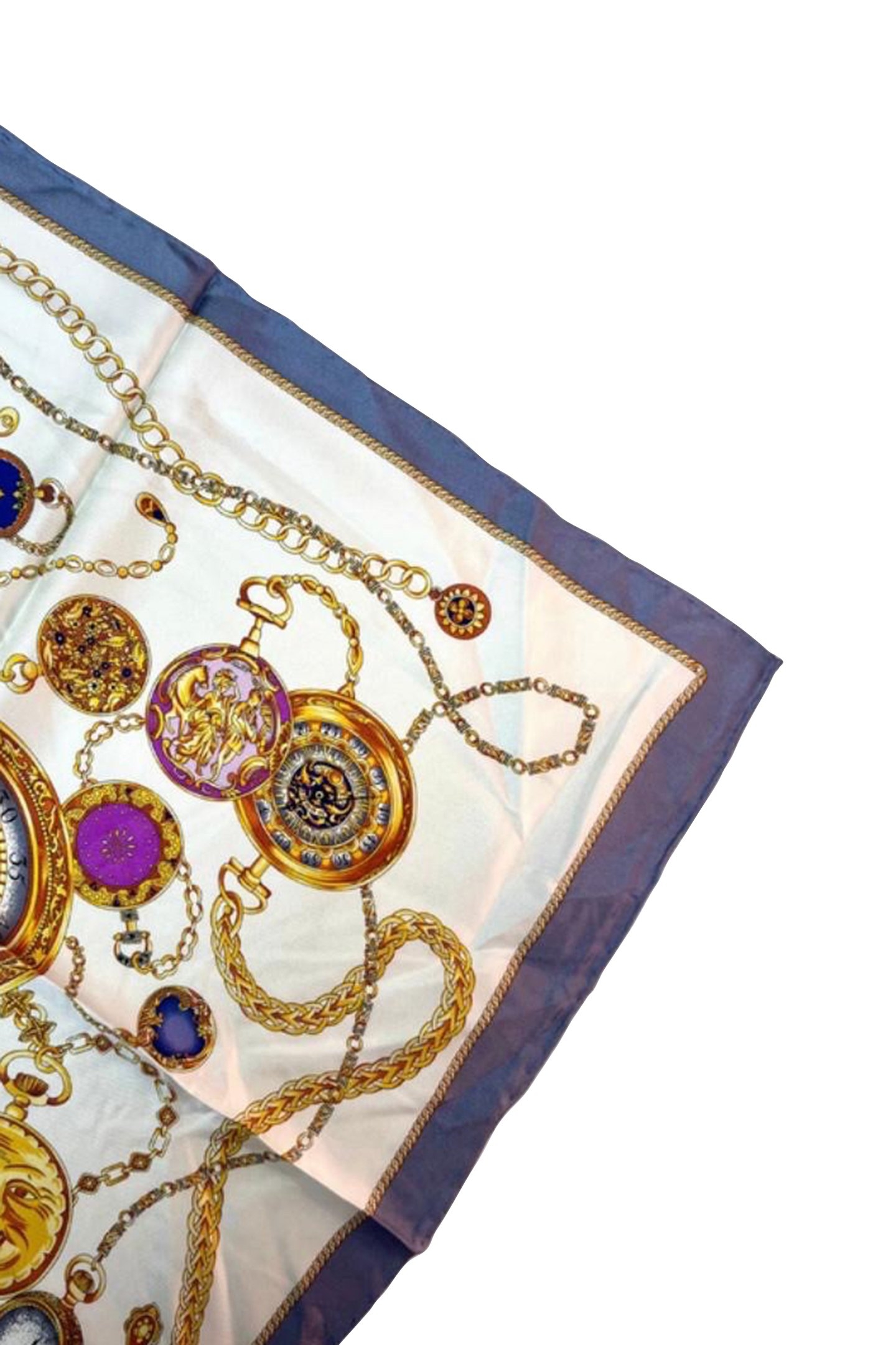 SCARF BURANO SMALL 449 WHITE GREY GOLD 3