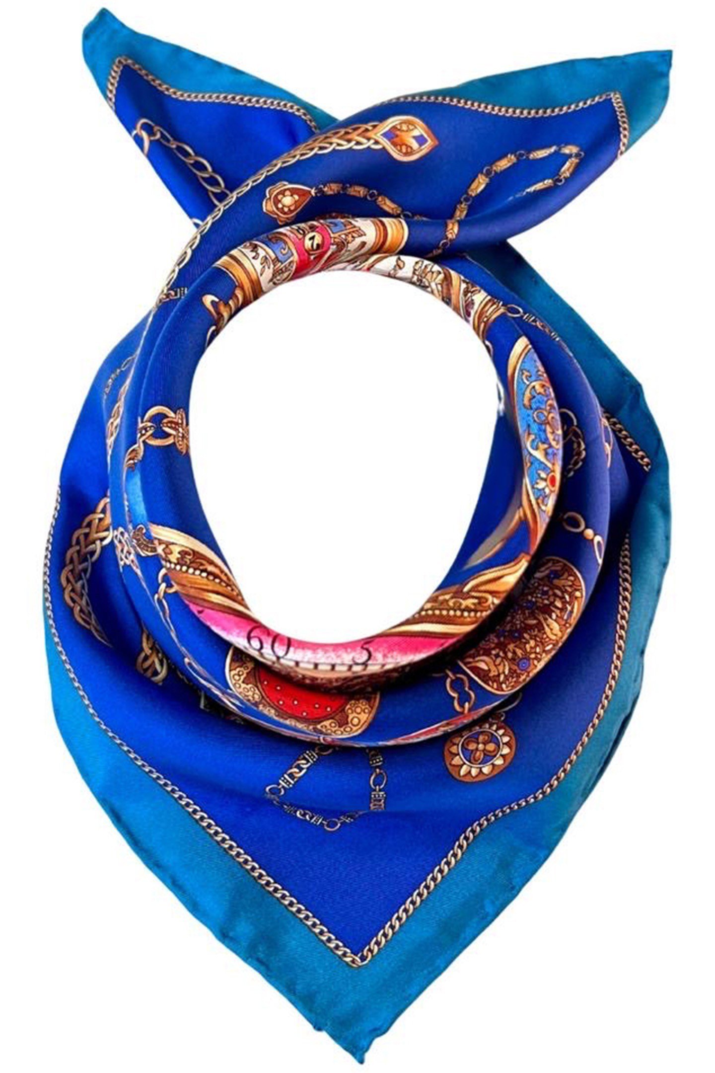 SCARF BURANO SMALL 579 BLUE 1