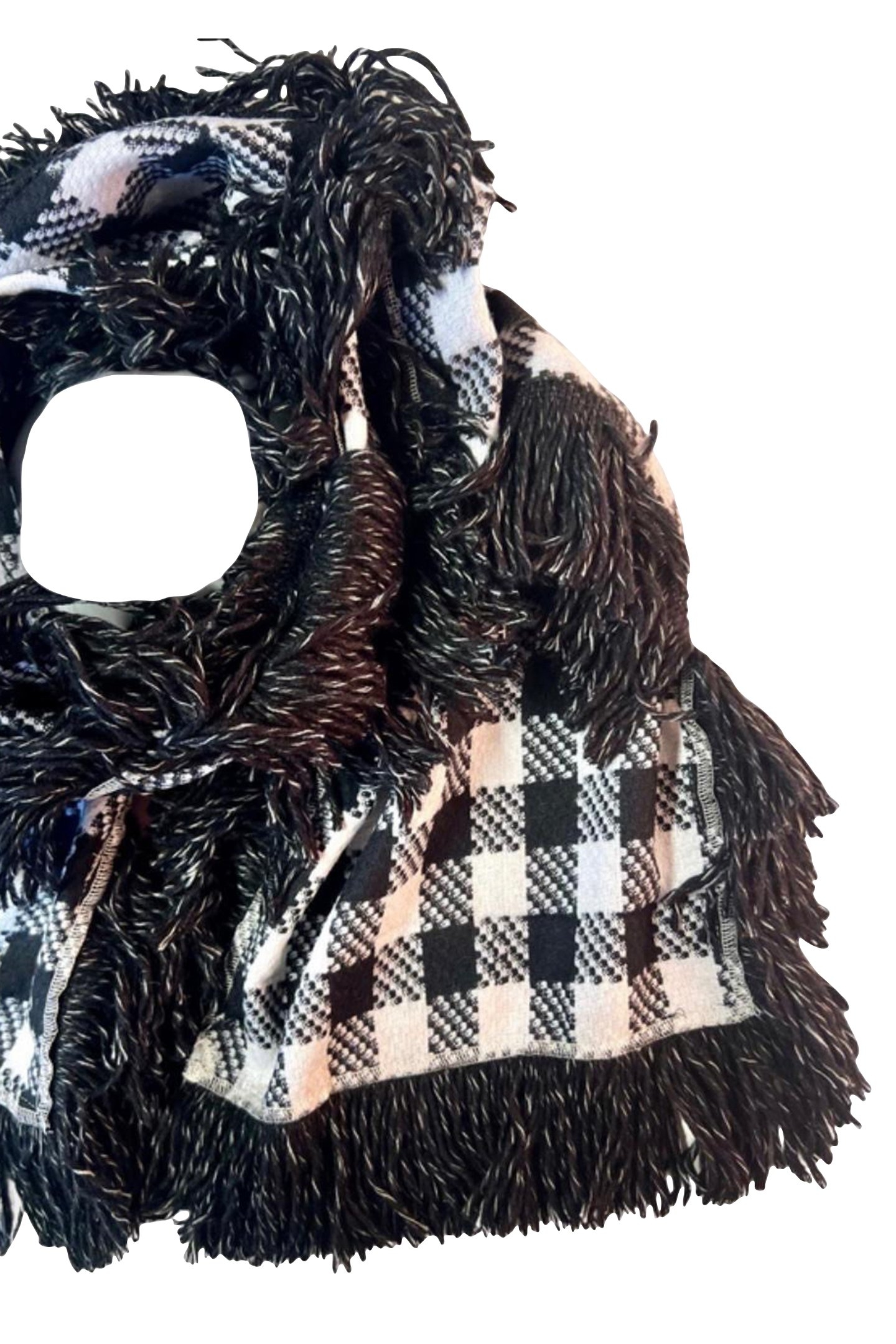 SCARF TORAONTO 507 BLACK,WHITE 2