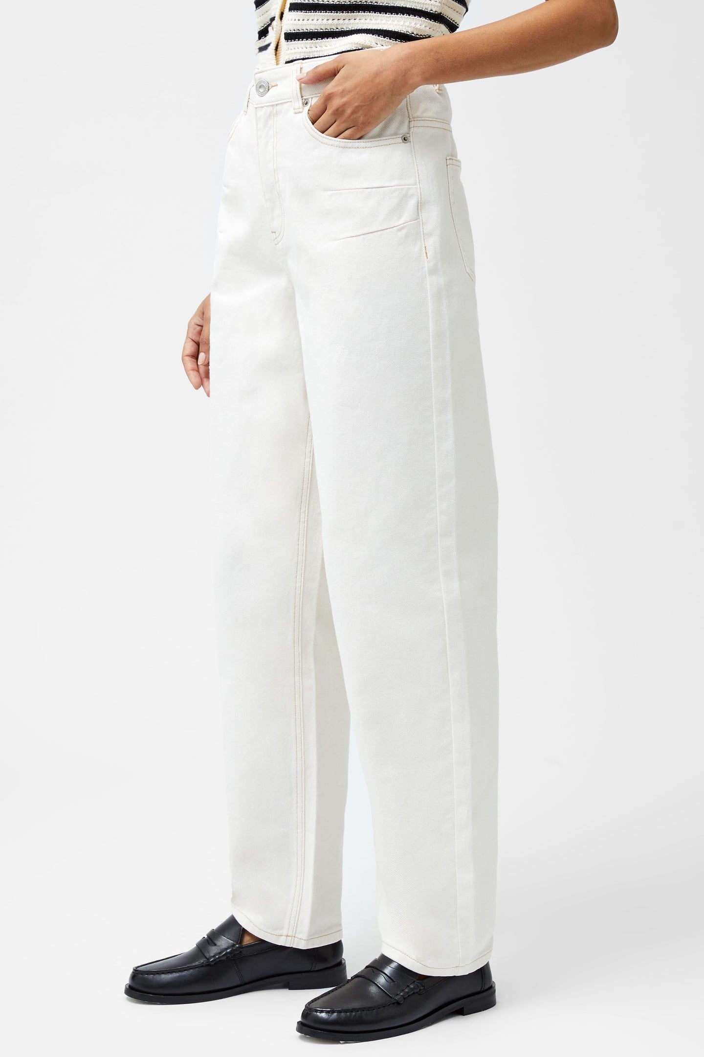 DALLAS DENIM BARREL LEG JEAN SUMMER ECRU 3