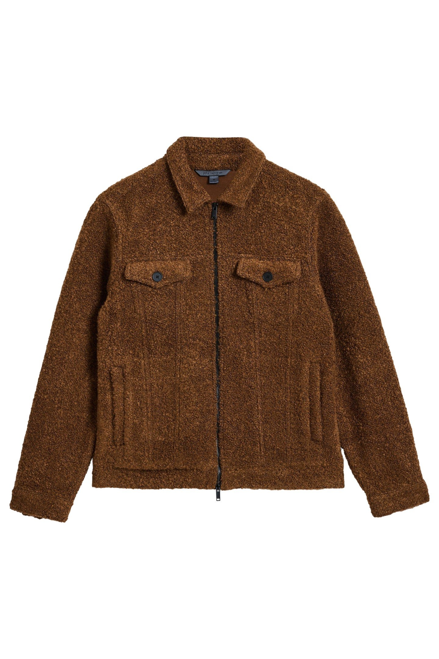 CYNDER BOUCLE TRUCKER JACKET NUTMEG 2
