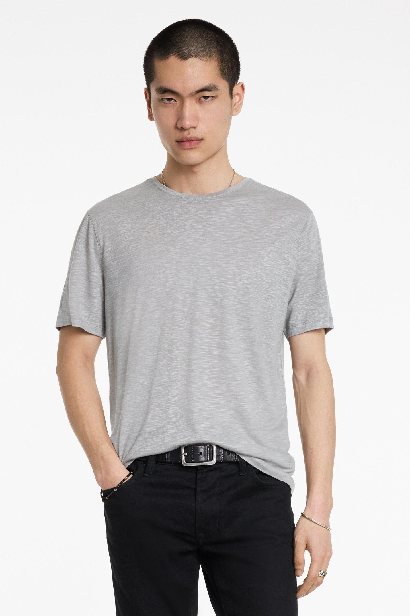 PARK REGULAR FIT SS CREW GRIFFIN GREY 2