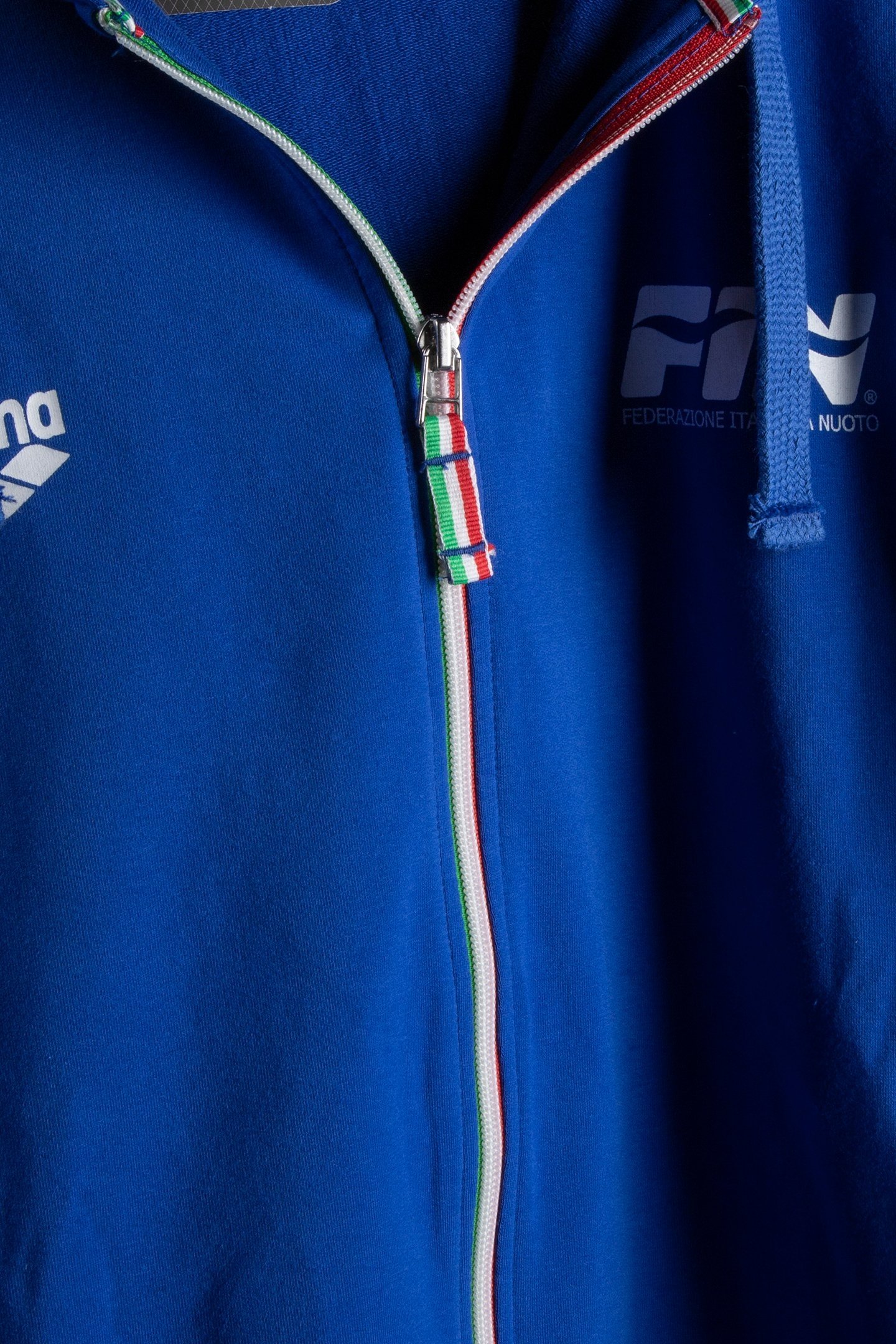 HOODED F/Z JACKET FIN II ROYAL,WHITE 4