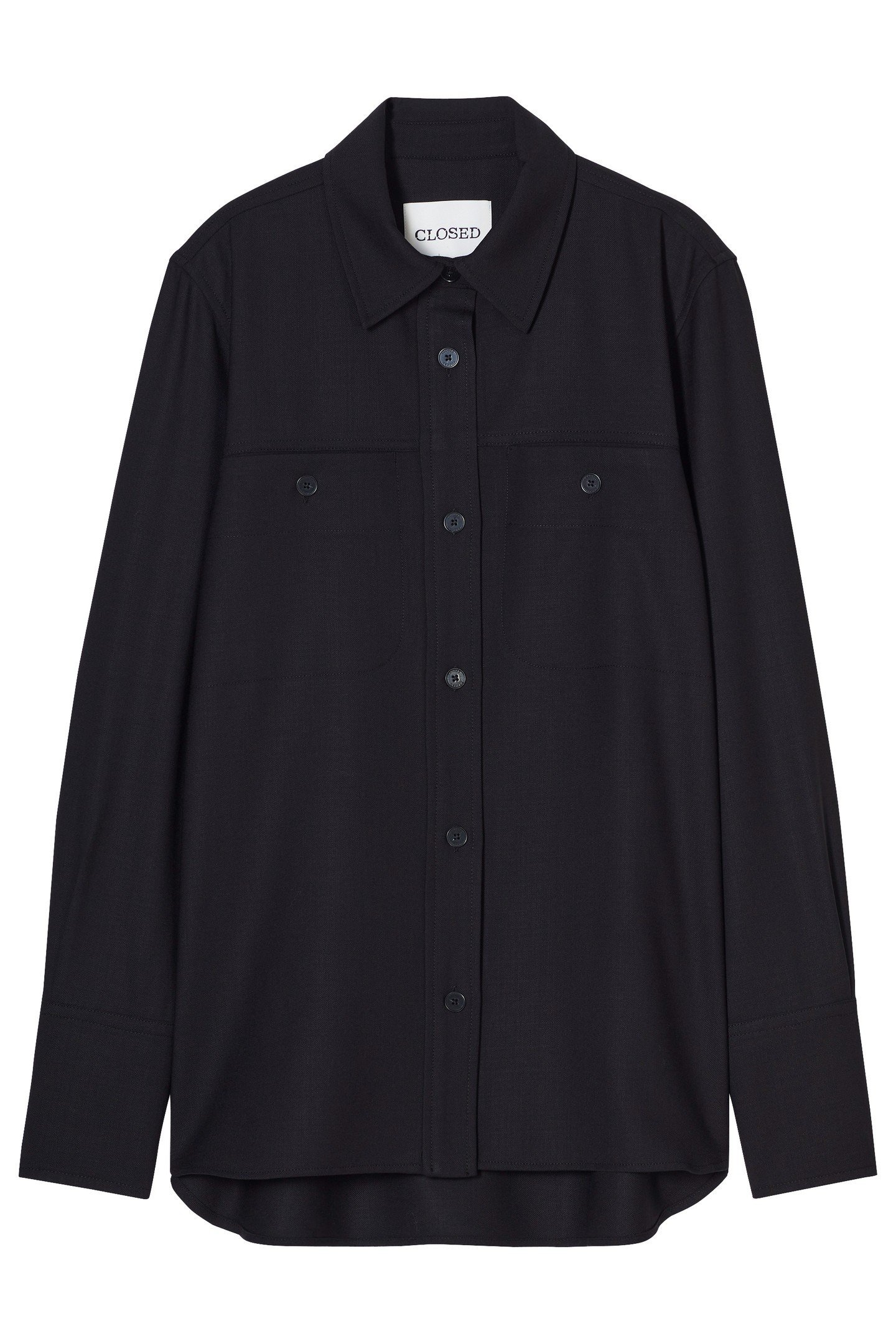 FITTED UTILITY SHIRT & BLOUSES BLACK 3