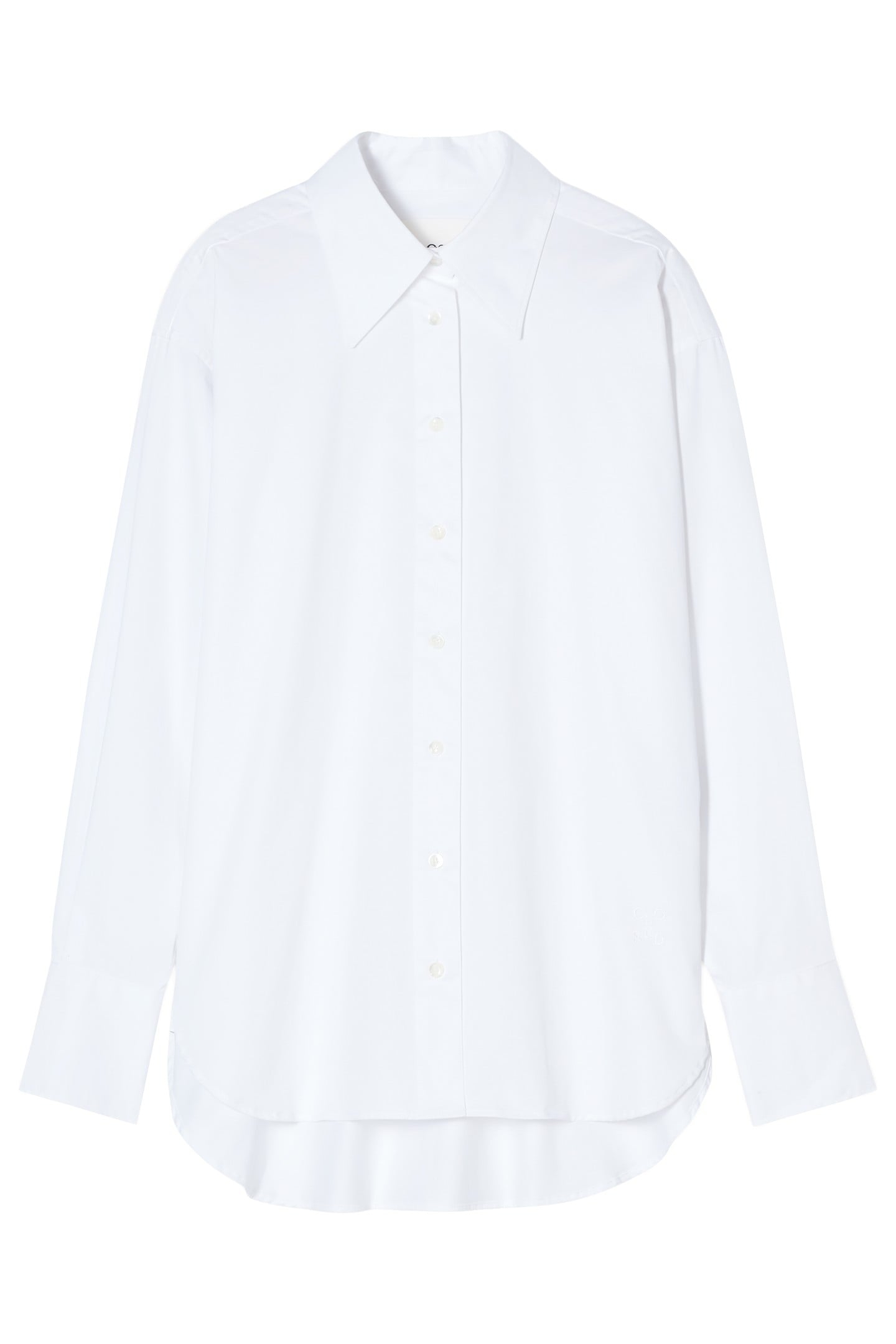 BOXY LONG SLEEVE SHIRT & BLOUSES WHITE 3