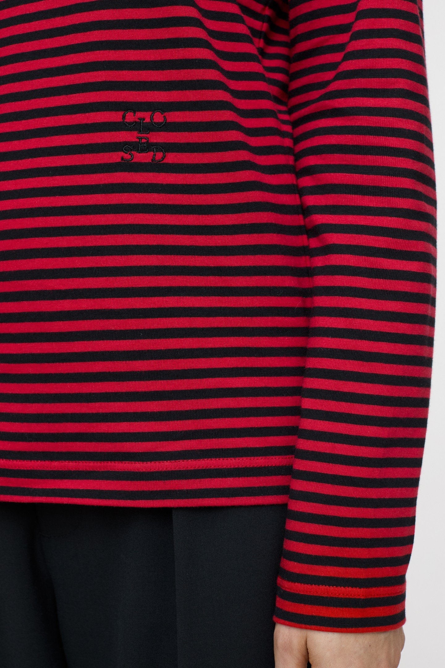LONGSLEEVE STRIPED T-SHIRTS CHILI PEPPER RED 5