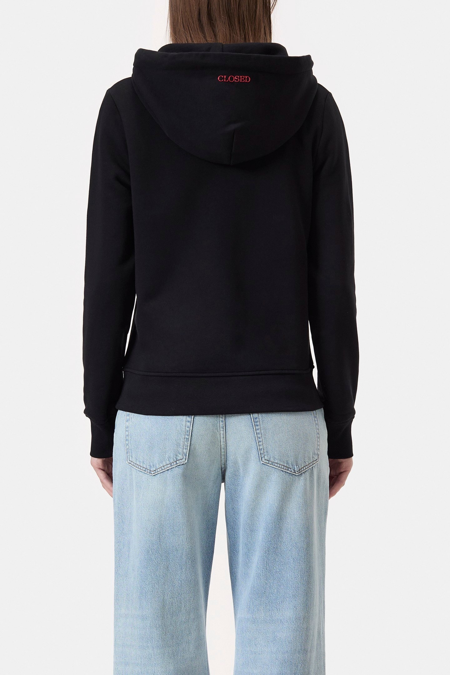 CROPPED HOODIE T-SHIRTS BLACK 2