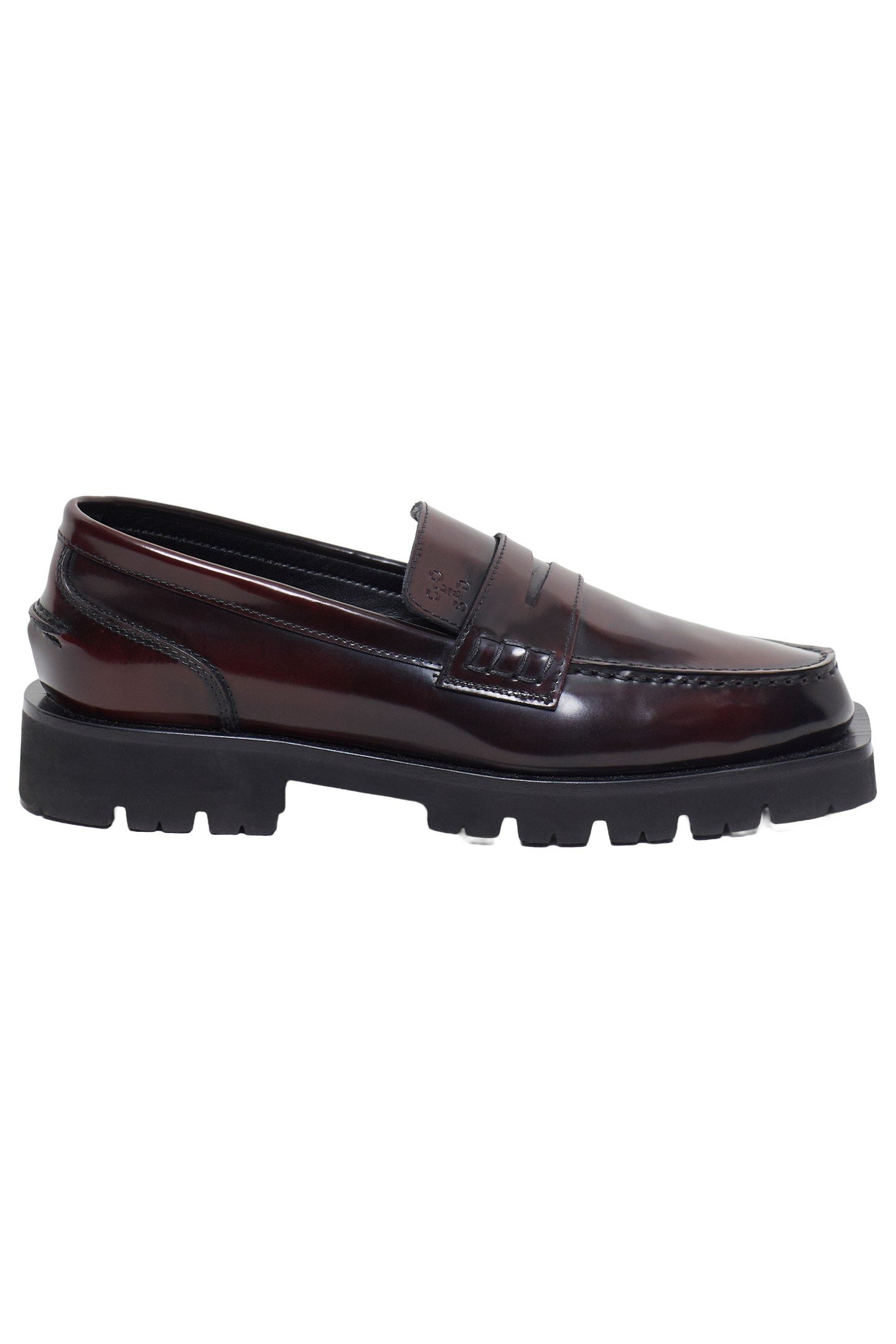 LOAFER SHOES DARK RAISIN RED 3