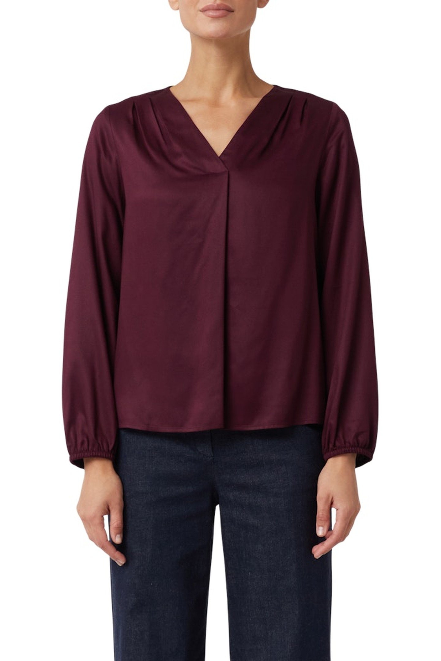 COMMA BLOUSES BURGUNDY 3