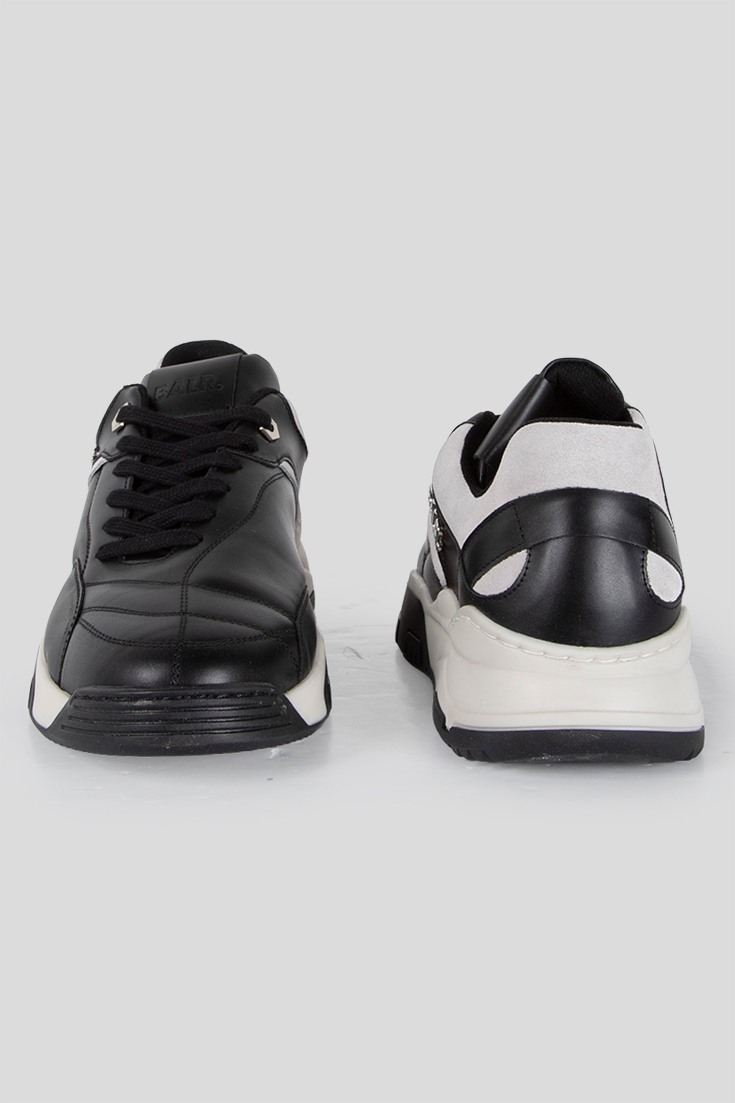 CHUNKY FOOTBALL SNEAKERS BLACK/WHITE 3