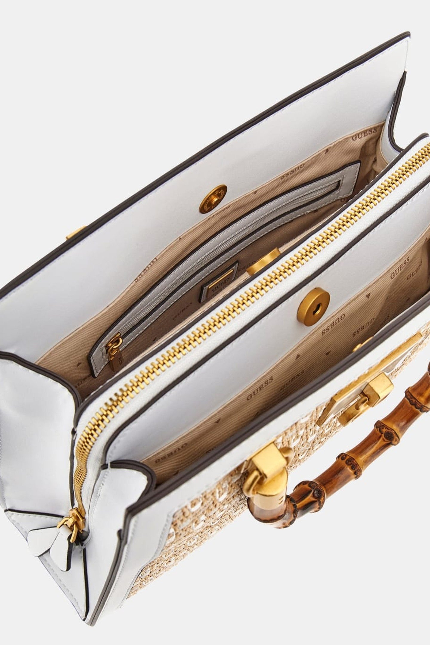 KATEY LUXURY SATCHEL WHITE 8