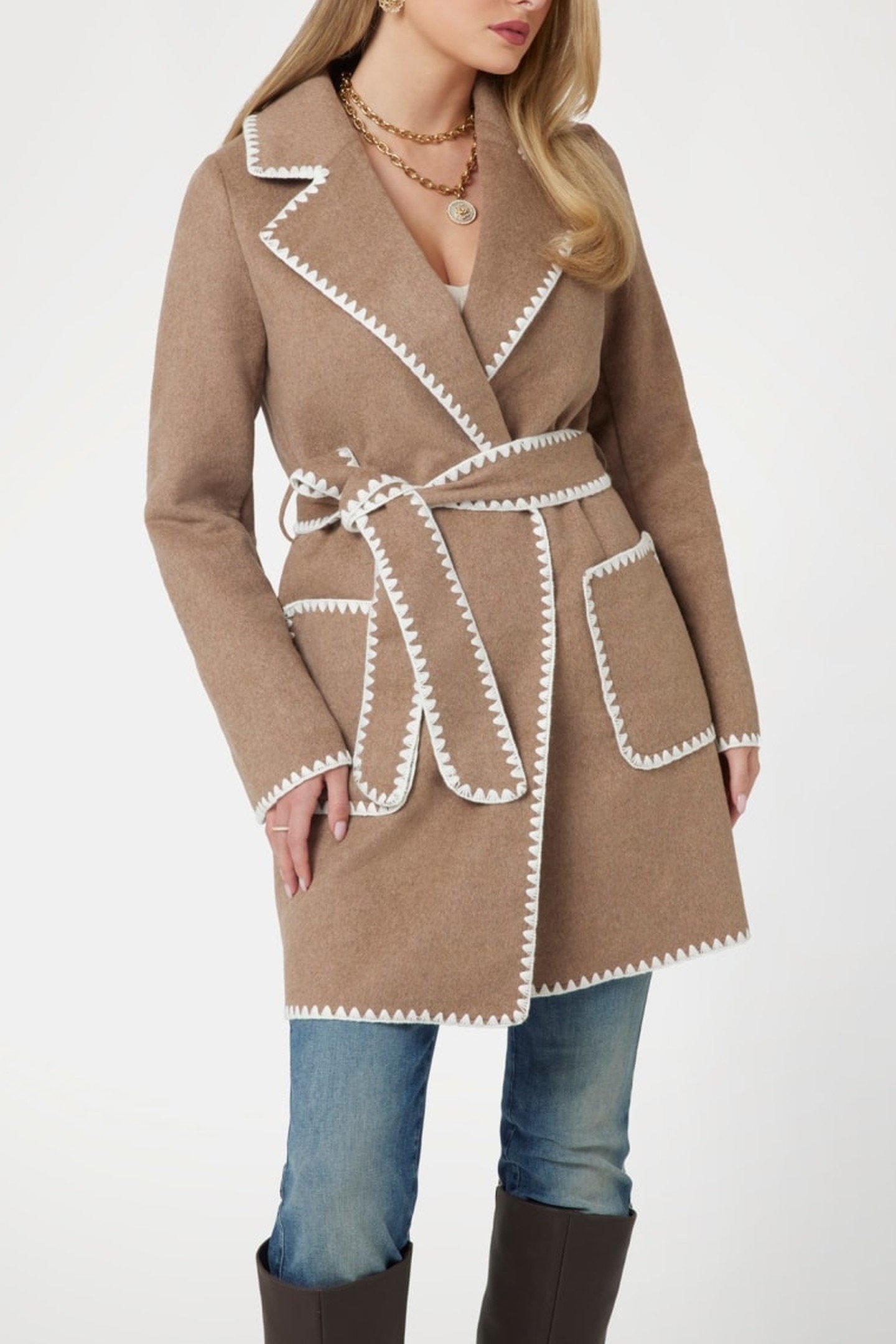 GUESS ECO VICTOIRE WRAP BELT C WET SAND MULTI 4