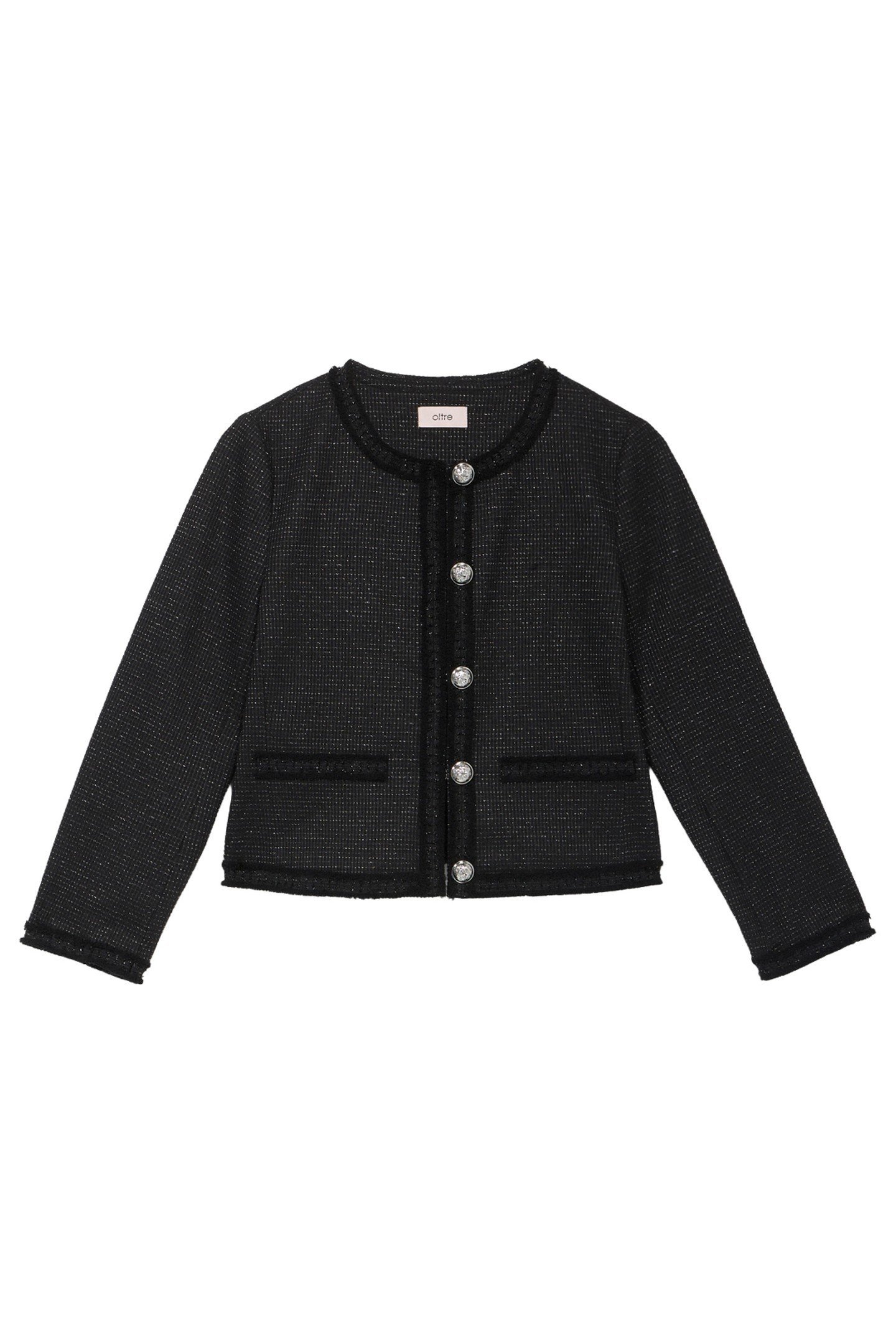 SHORT TWEED JACKET BLACK 3