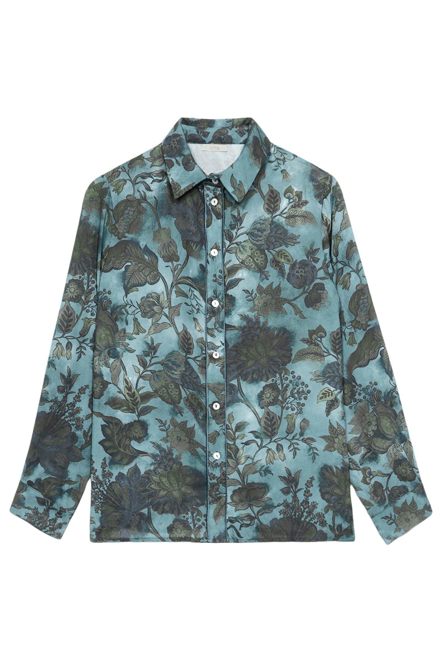 FLORAL PATTERN SHIRT GREEN 3