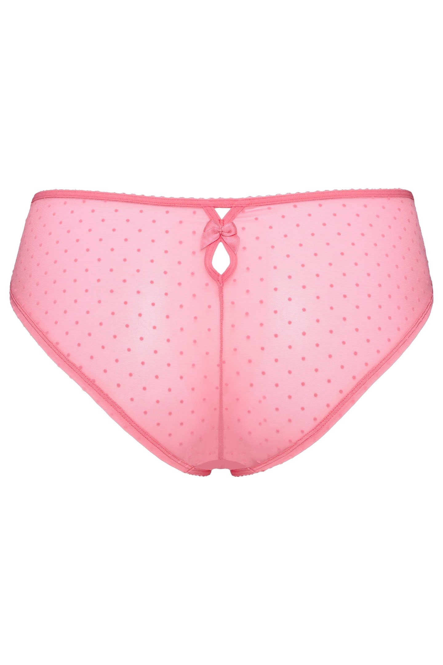 PEEKABOO BOTTOM BRAZILIAN BRIEFS 8 CM PINK 3