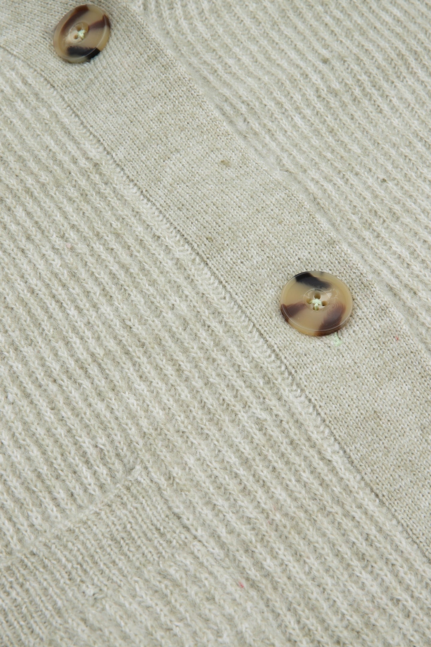 CARDIGAN MELANGE POCKETS LIGHT GREEN 5