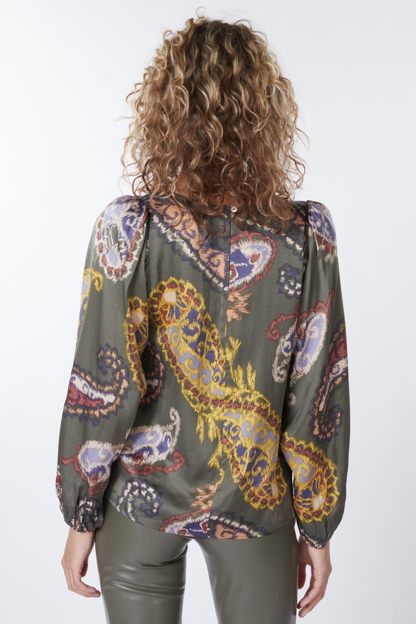 BLOUSE R-NECK ELEMENTS PRINT PRINT 2