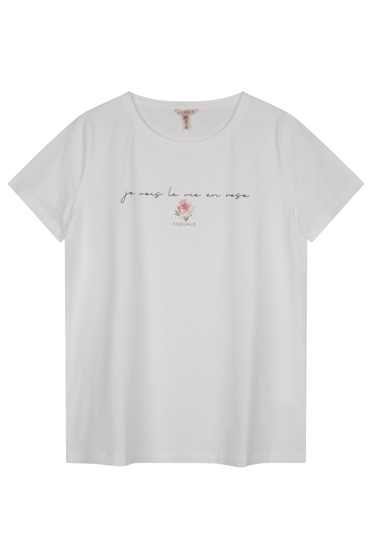 T-SHIRT FOIL "LA VIE EN ROSE" OFF WHITE 5