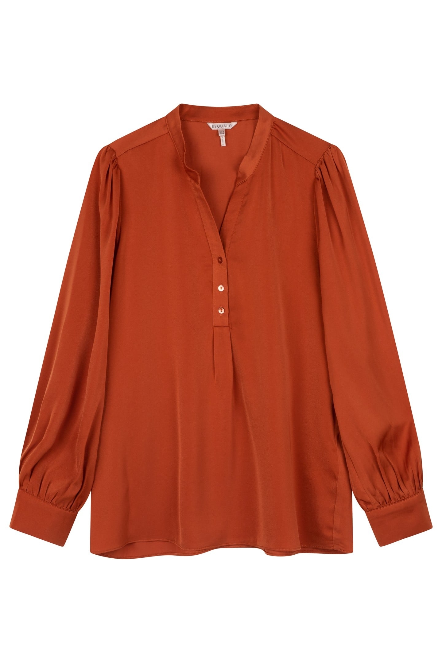 BLOUSE V-NECK SATEEN AUTUMN GLAZE 5