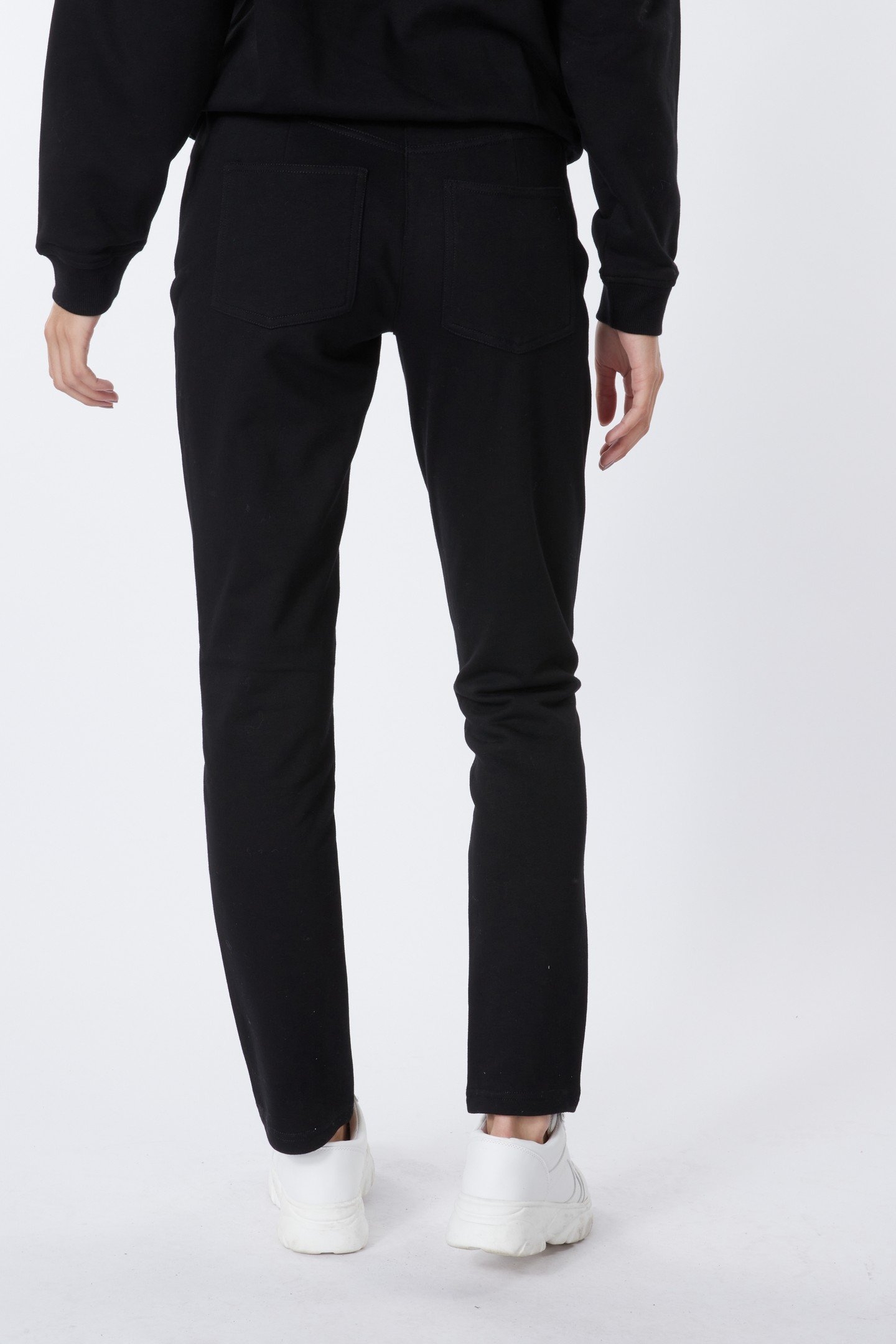 TROUSERS FANCY YOKE SWEAT BLACK 3