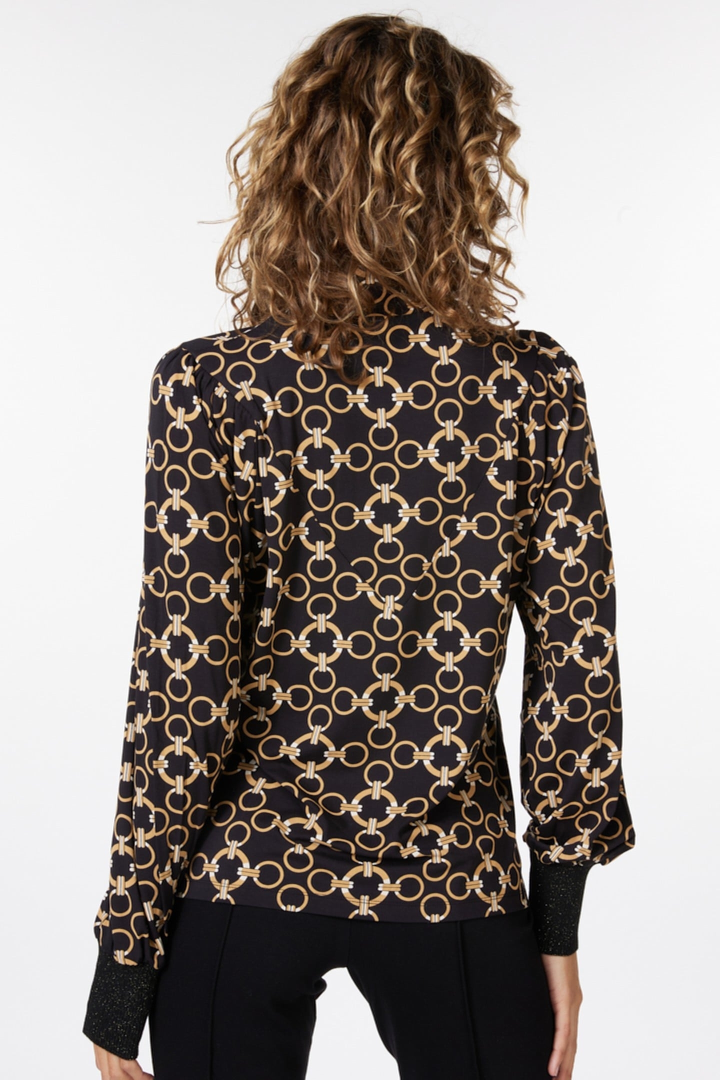 TOP “V” GATHERING CHAIN PRINT PRINT 5