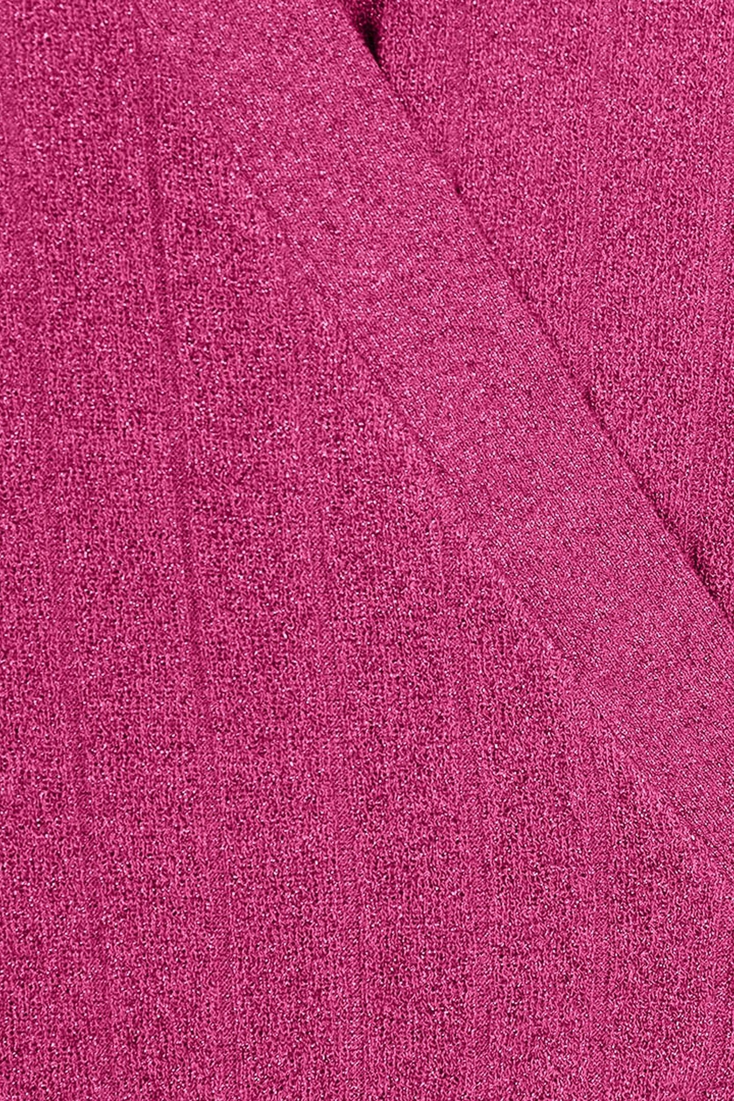 CARDIGAN WRAP OVER RIB LUREX PINK 3