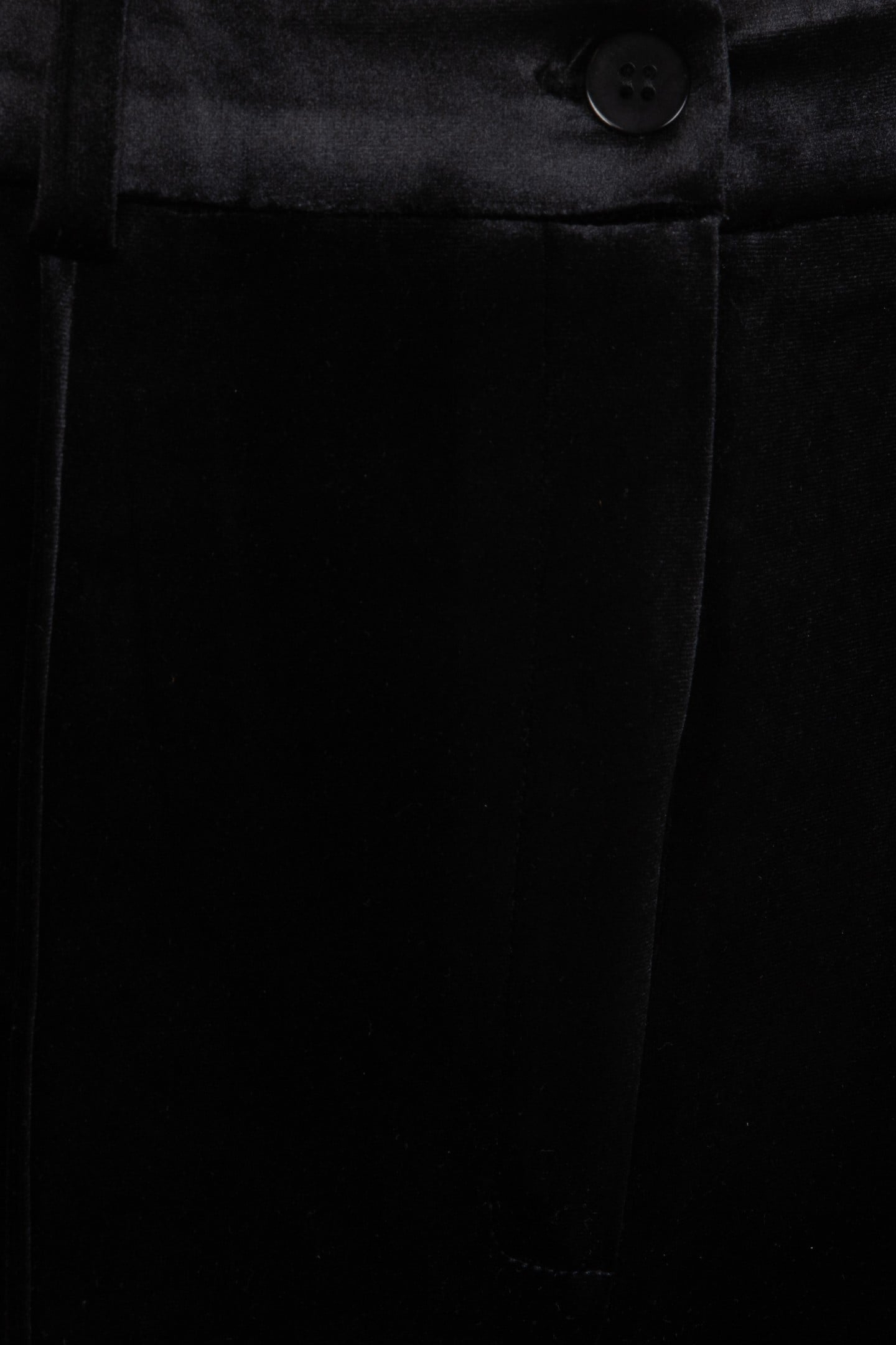 TROUSERS FLAIR VELOURS BLACK 6