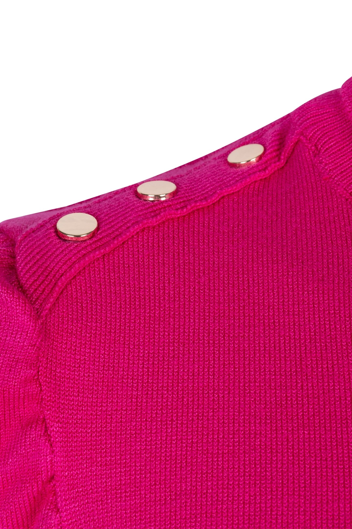 SWEATER FANCY DETAIL SHLDR BASIC KNIT FUCHSIA 3