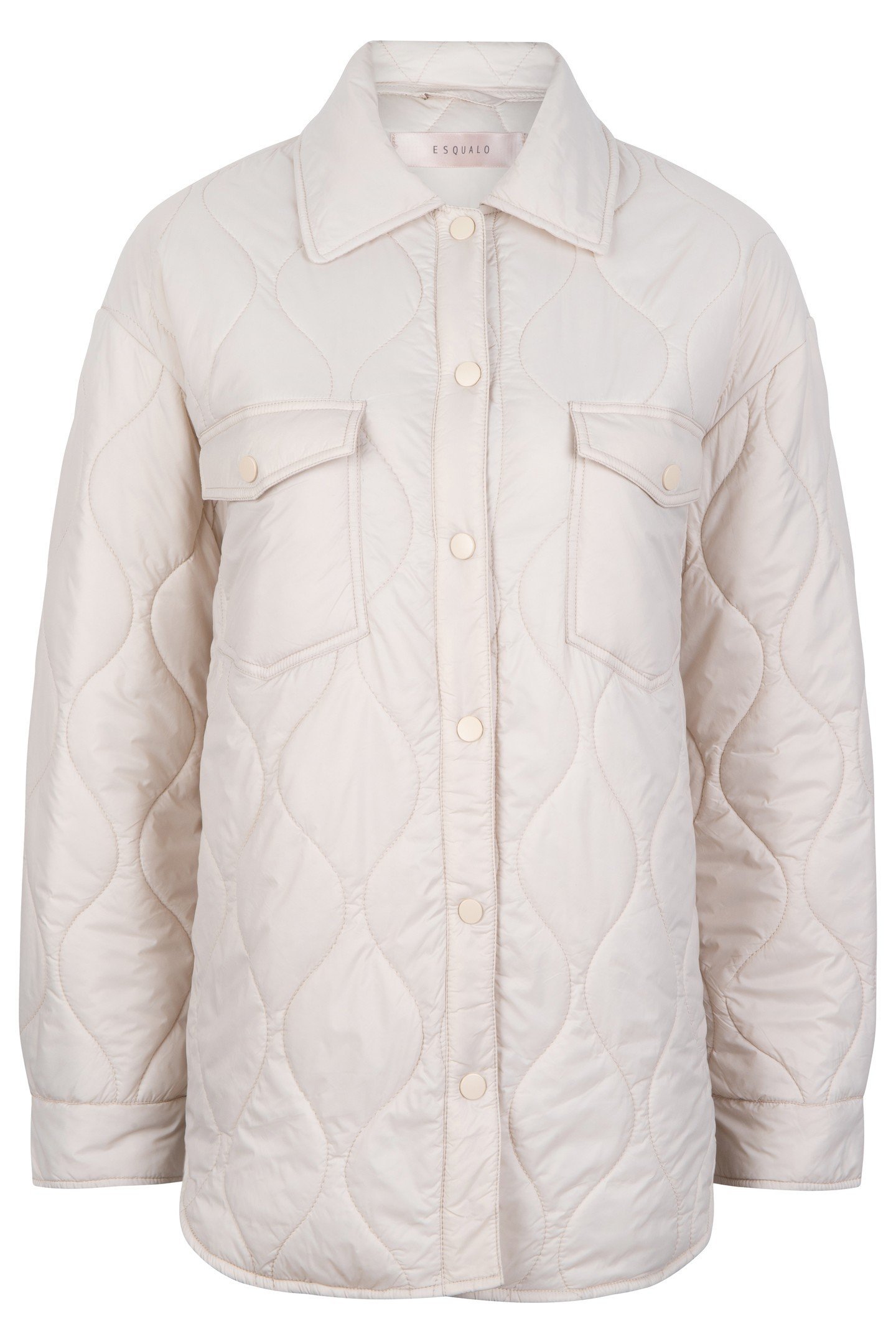 JACKET QUILTED CHESTPOCKET OFF WHITE 5