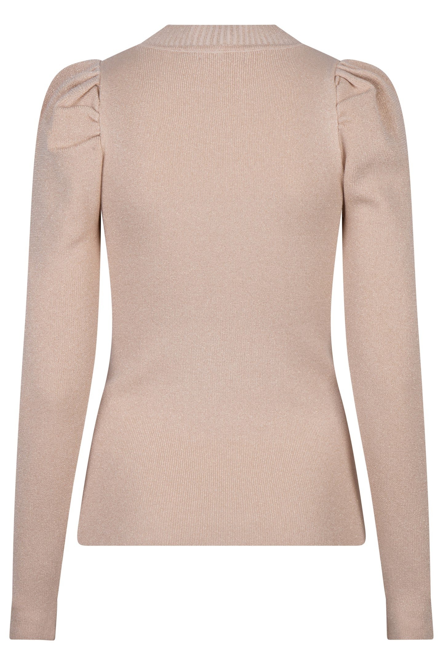 SWEATER TURTLE NECK LUREX LIGHT SAND 6