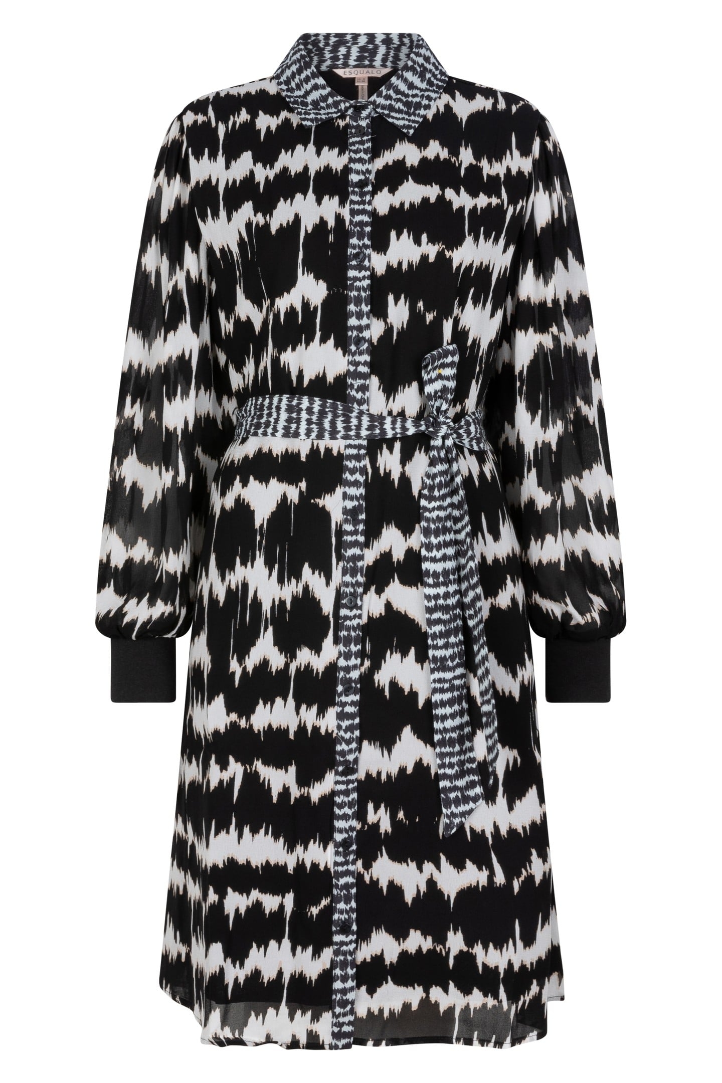 DRESS RIBBED CUFF ABSOLUTE ILLUSION PRINT 4