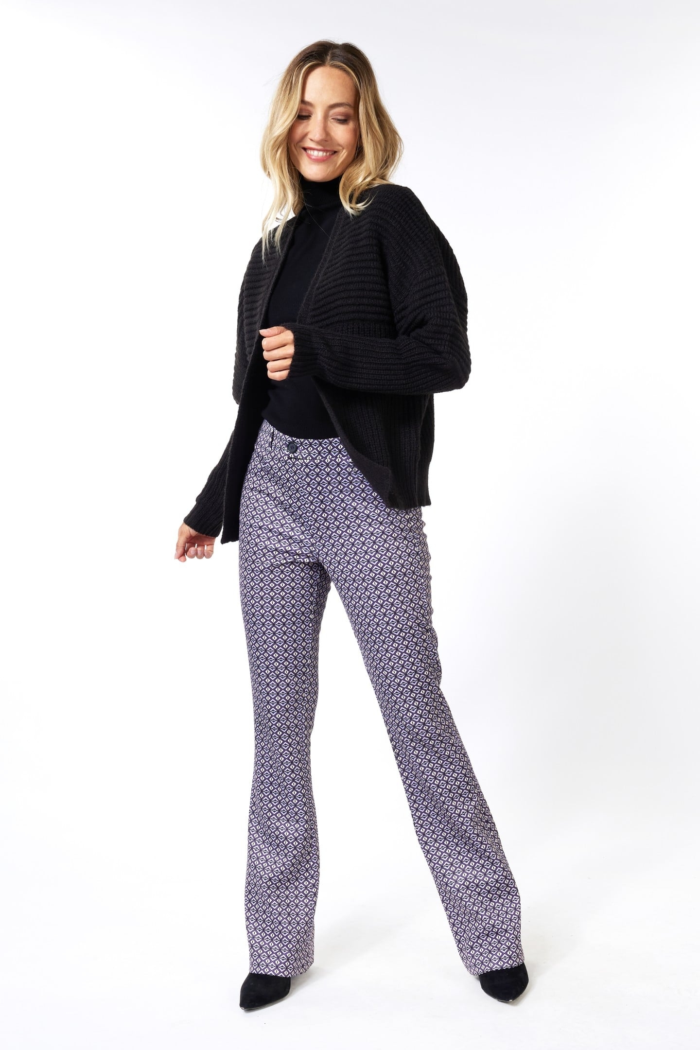 CARDIGAN SHORT BLACK 1