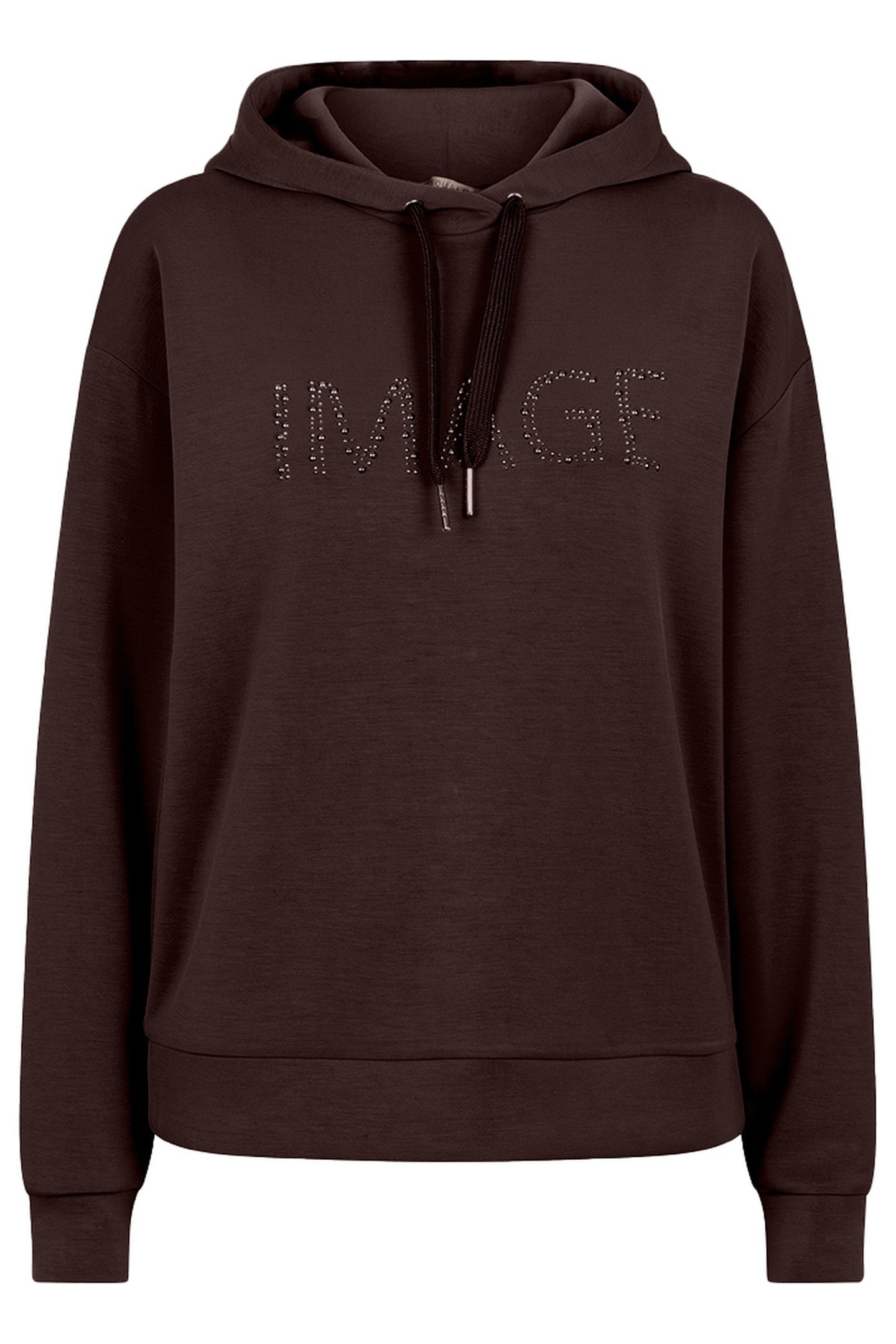 SWEATER HOODIE MODAL CHOCOLATE 1