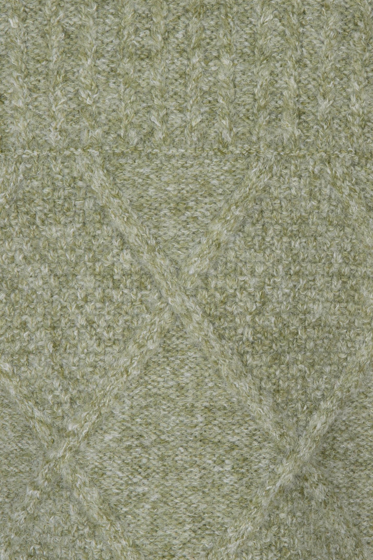 SWEATER MELANGE MOSS GREEN 6