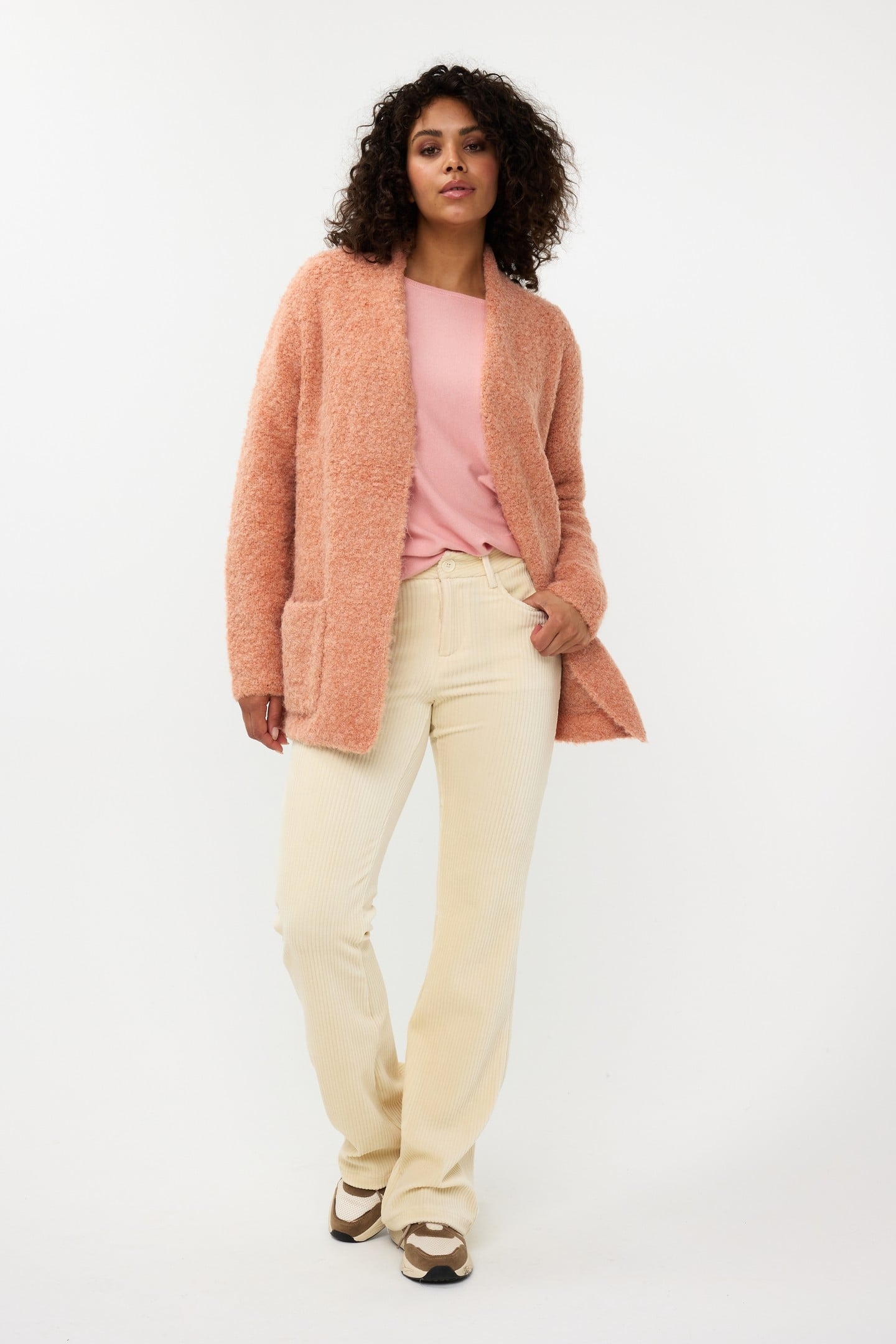 CARDIGAN BOUCLE BLUSH 3
