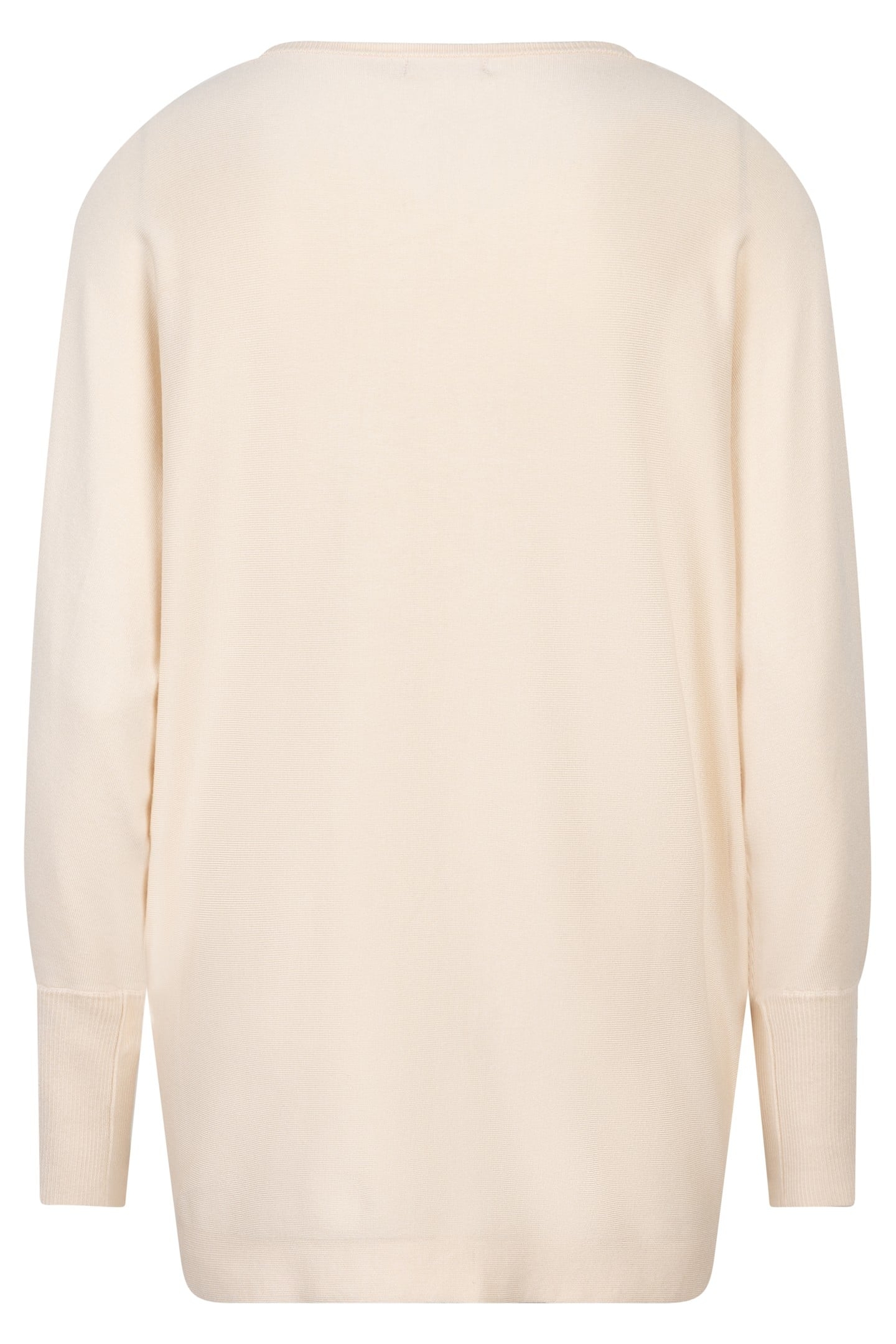 SWEATER BATWING BUTTONED CUFF BASIC KNIT BEIGE 5