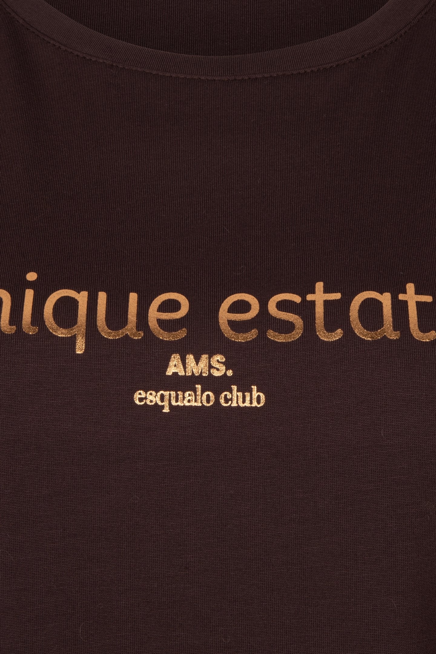 T-SHIRT "ESTATE" MODAL CHOCOLATE 5