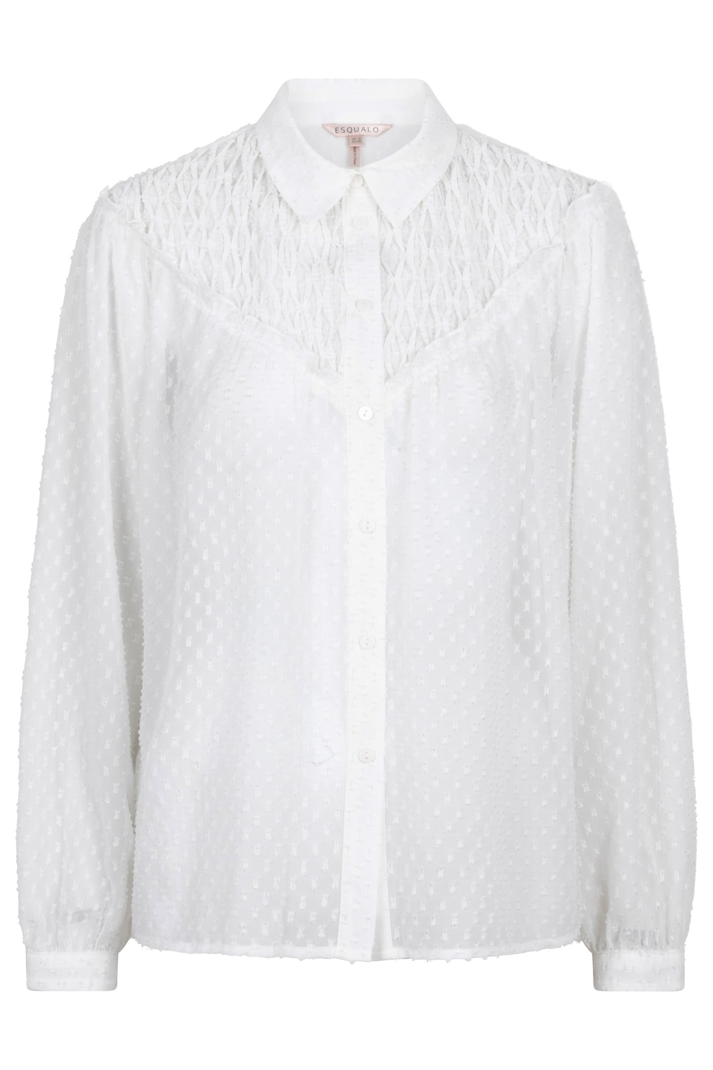 BLOUSE PLUMETIS SMOCK OFF WHITE 1