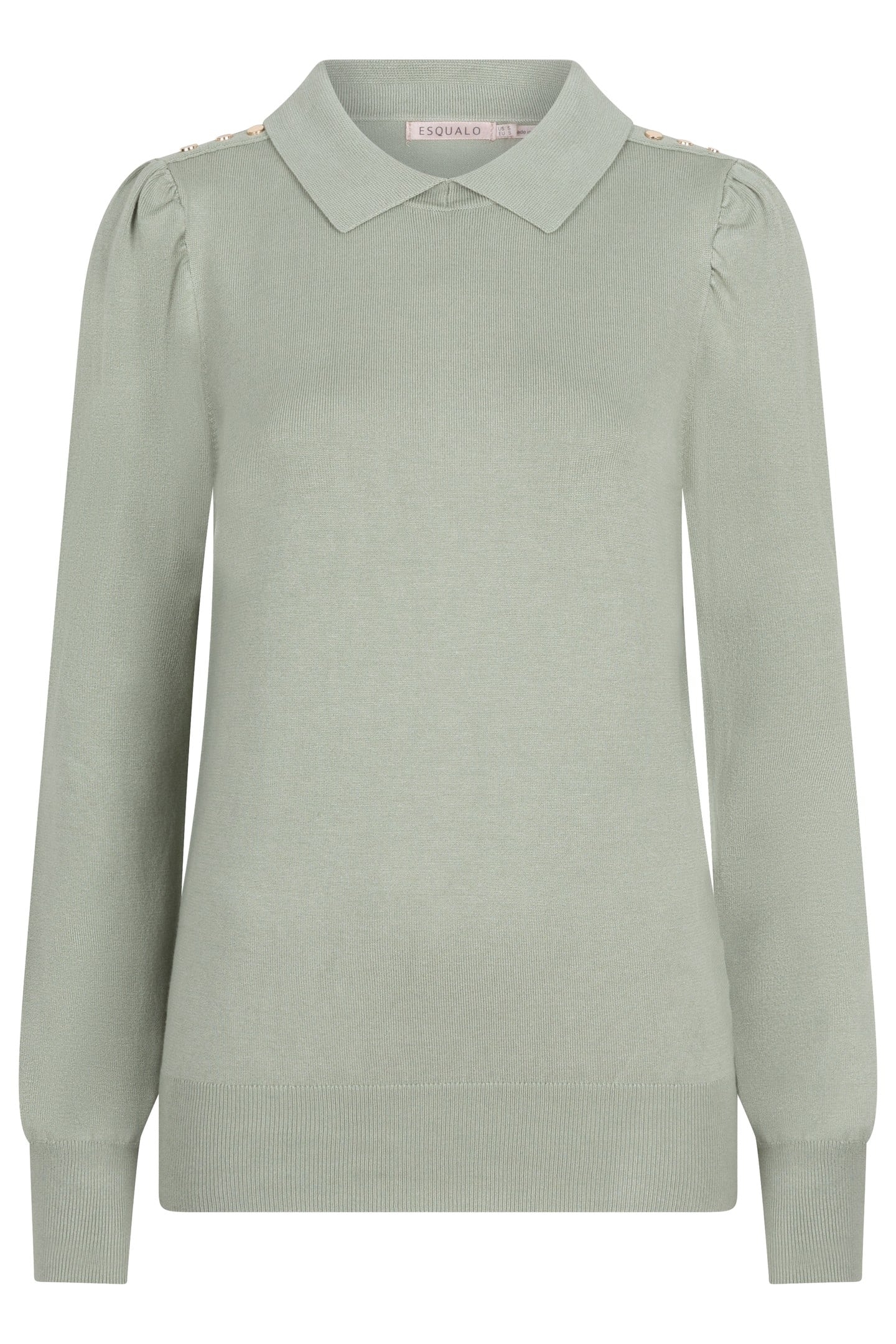 SWEATER COLLAR BASIC KNIT JADE 4