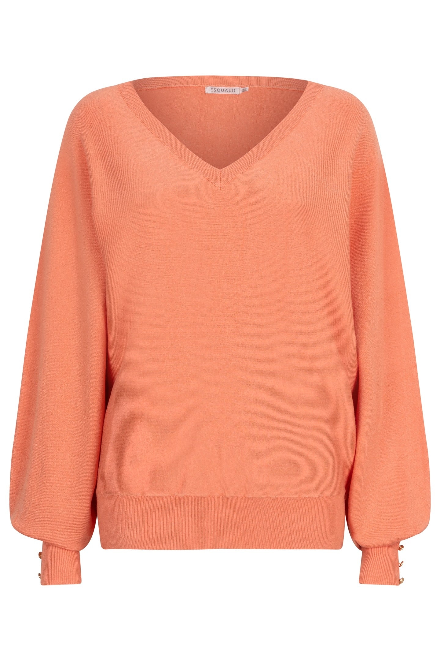 SWEATER BATWING BASIC KNIT AMBER GLOW 5
