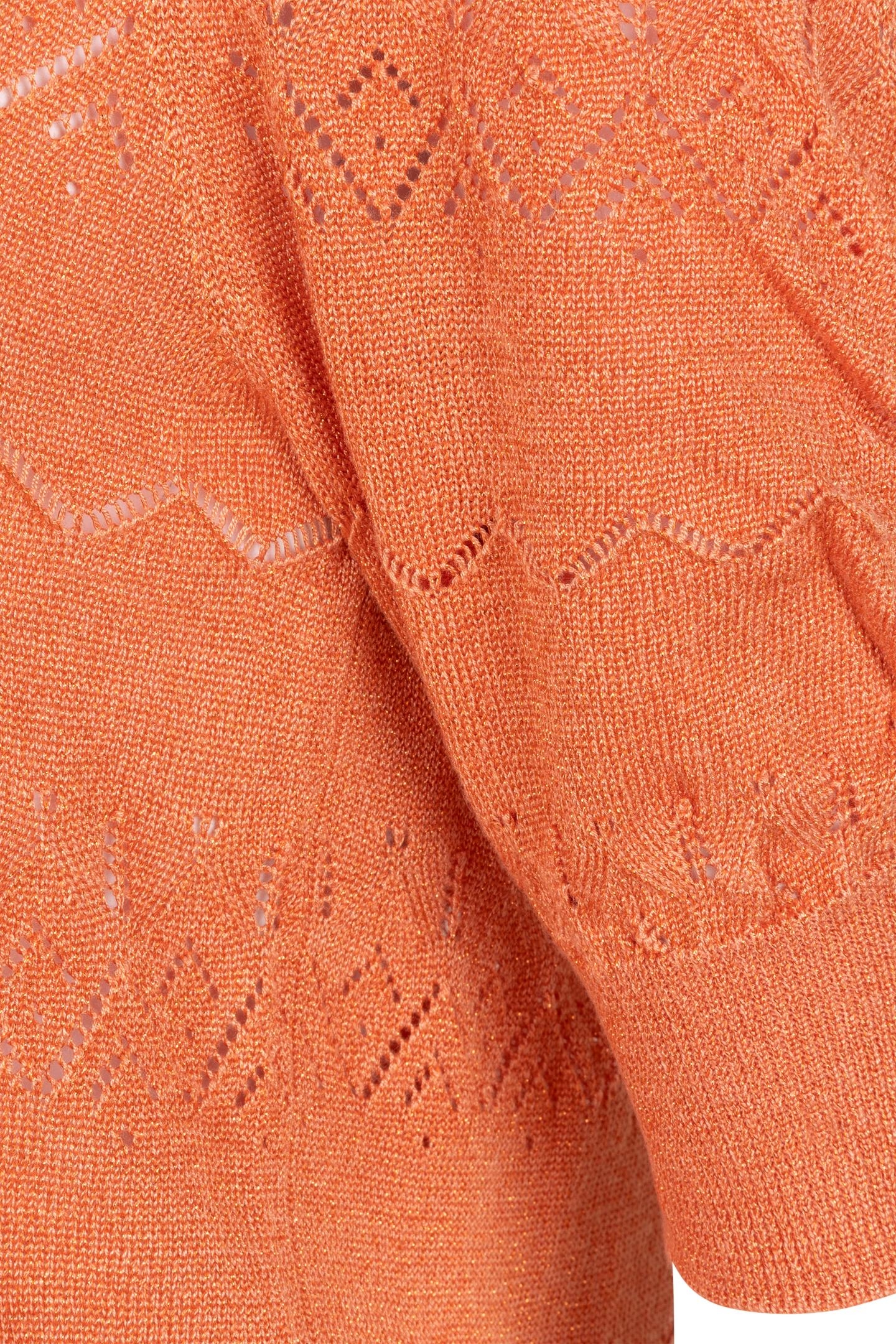 SWEATER S/SLVE LUREX AMBER GLOW 7