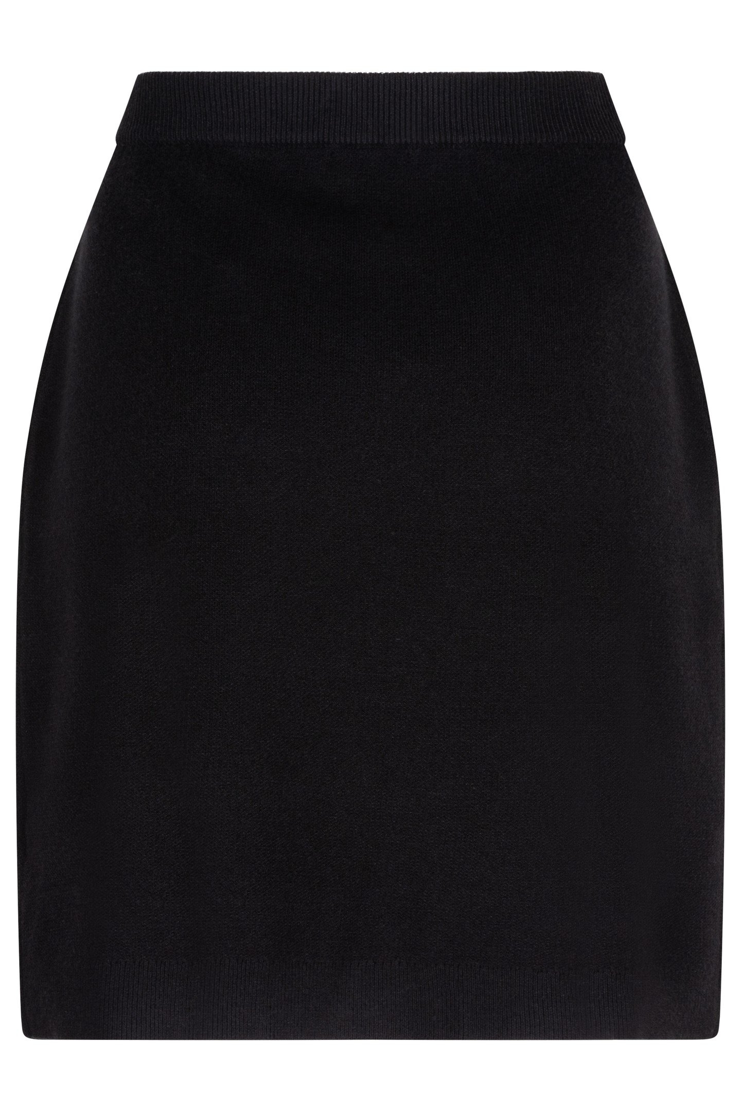 SKIRT KNITTED SHORT BLACK 4