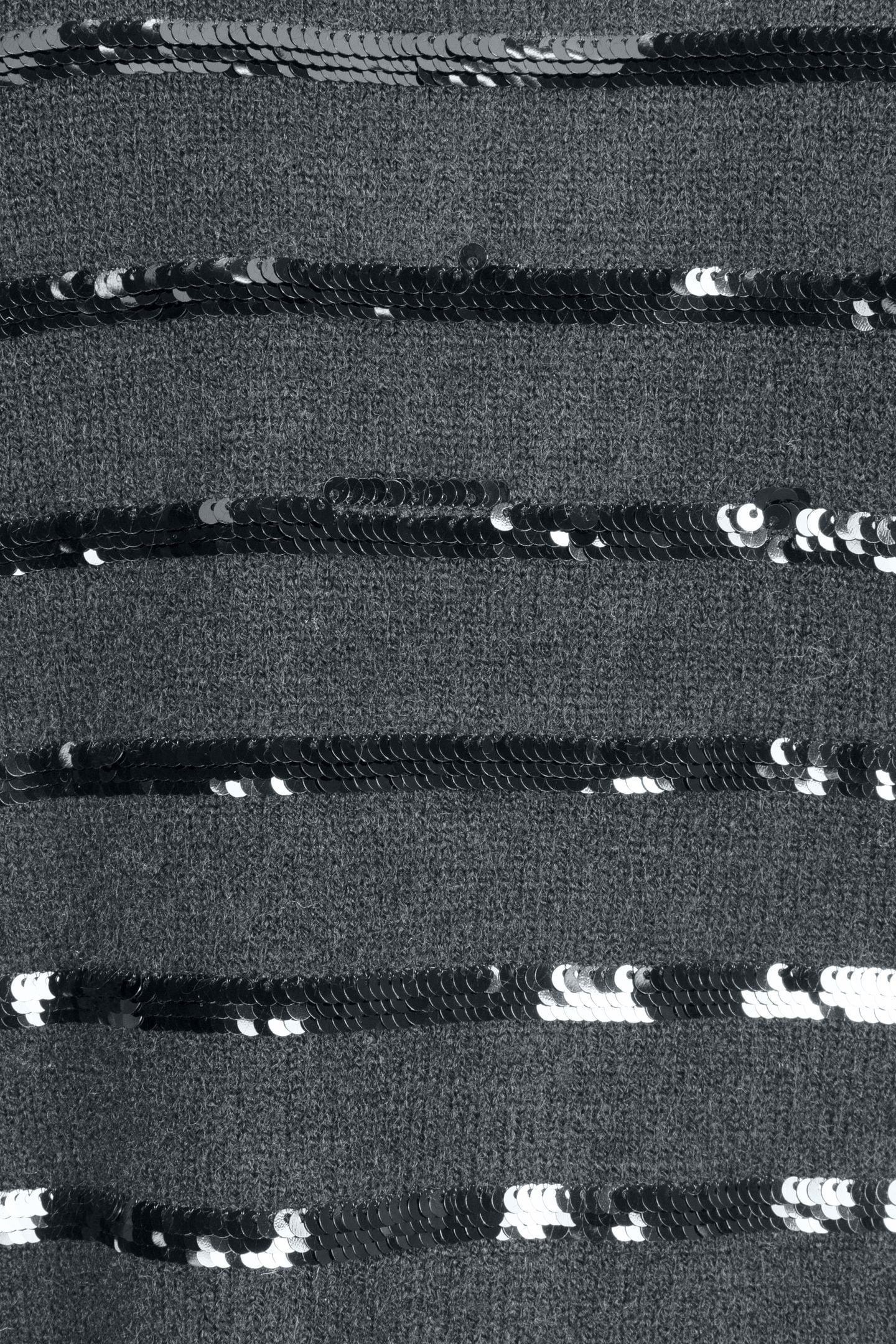 SWEATER STRIPED SEQUINS GREY 3