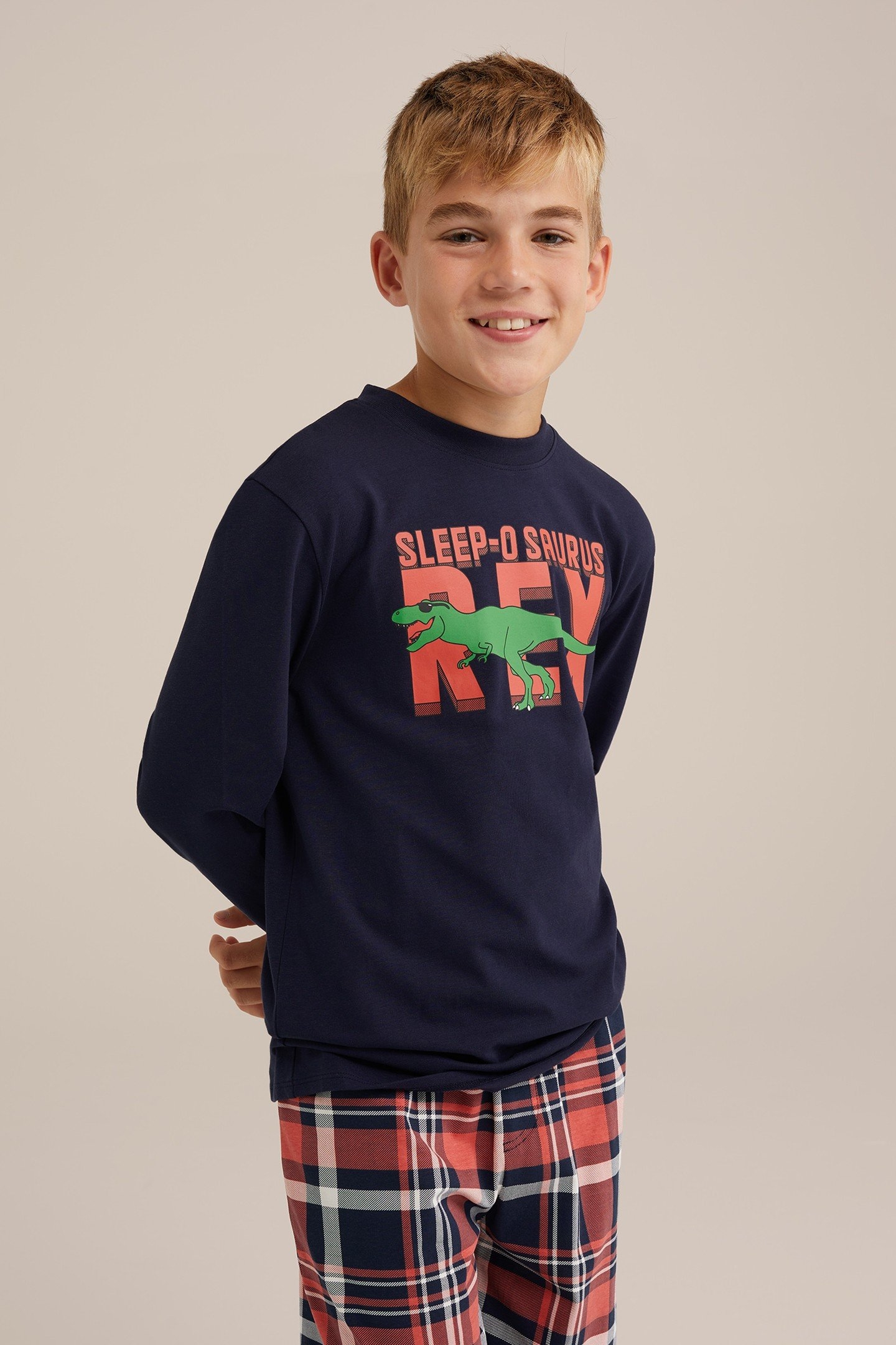 BOYS PYJAMA DARK BLUE 1